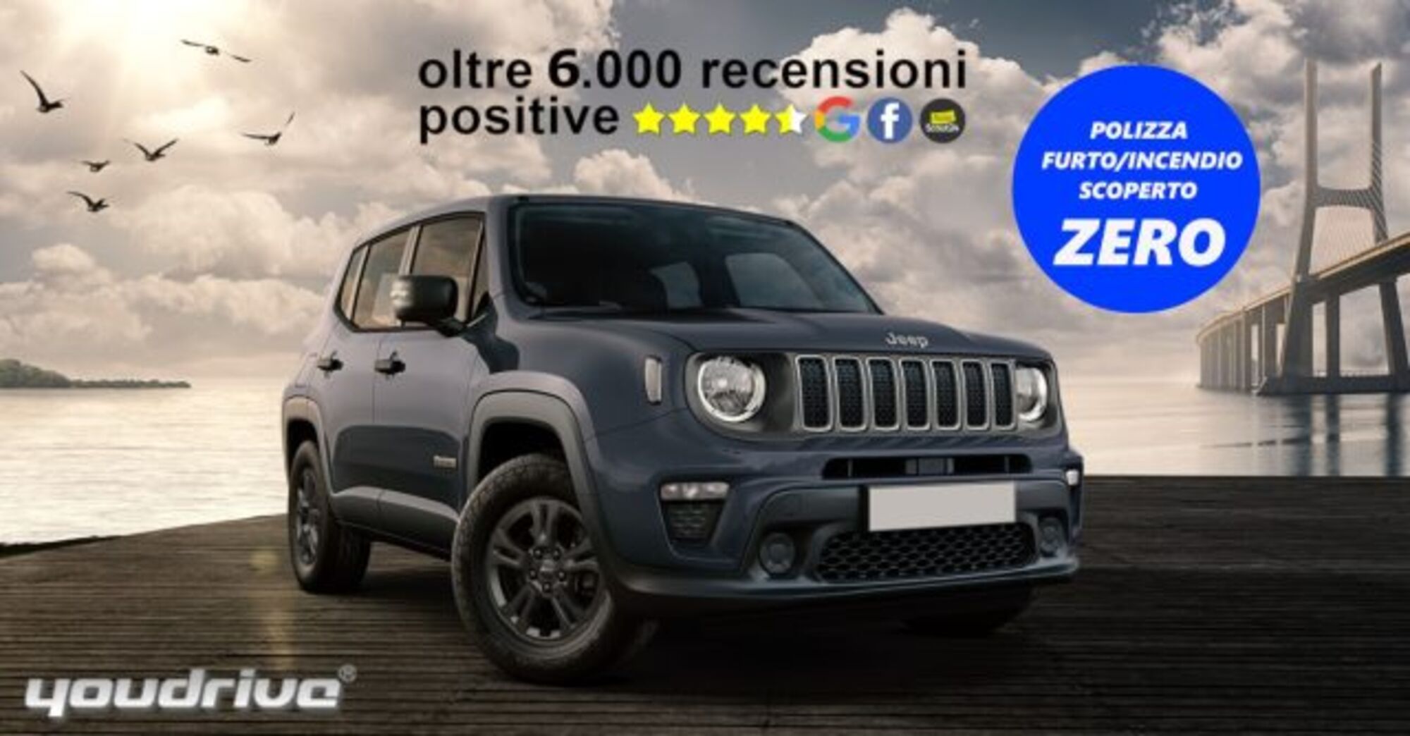 Jeep Renegade 1.5 turbo t4 mhev Renegade 2wd dct nuova a Nola