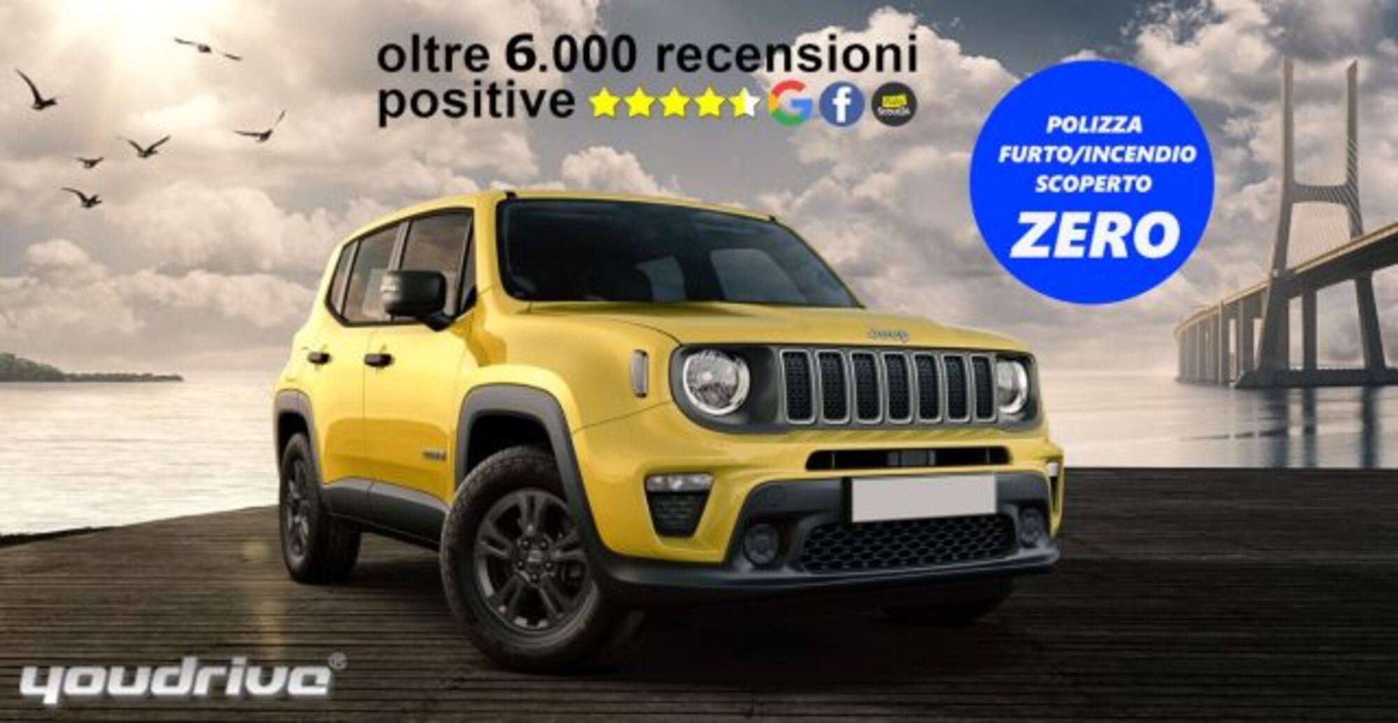 Jeep Renegade 1.5 turbo t4 mhev Renegade 2wd dct nuova a Nola