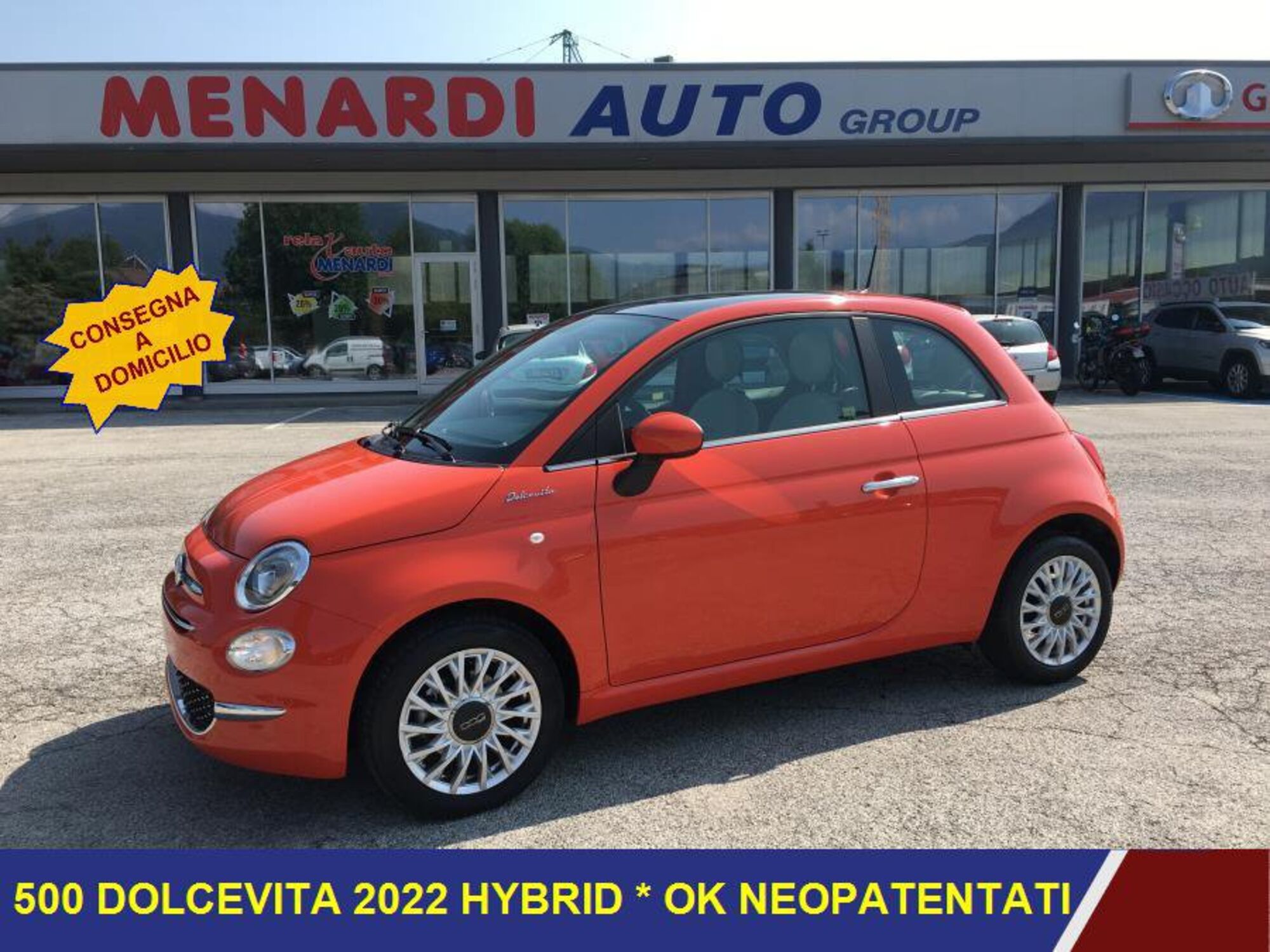 Fiat 500 1.0 Hybrid Dolcevita  del 2022 usata a Bernezzo