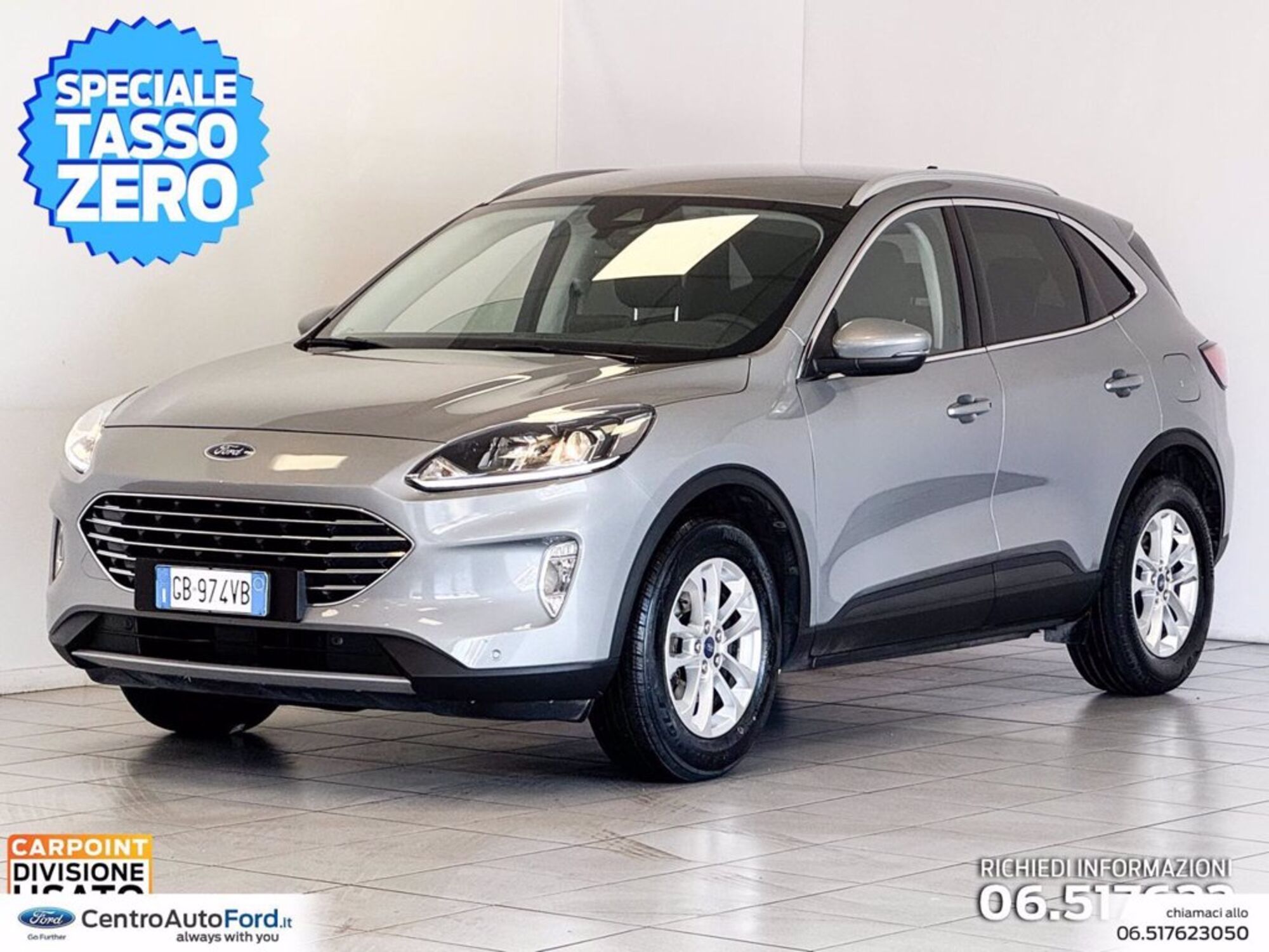 Ford Kuga 1.5 EcoBlue 120 CV 2WD Titanium  del 2020 usata a Albano Laziale