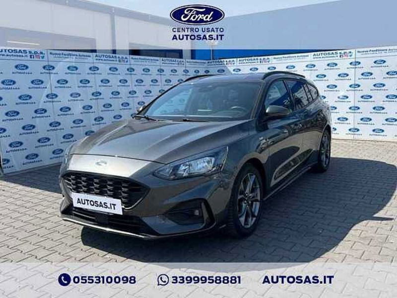 Ford Focus Station Wagon 1.5 EcoBlue 120 CV SW ST-Line X del 2020 usata a Firenze