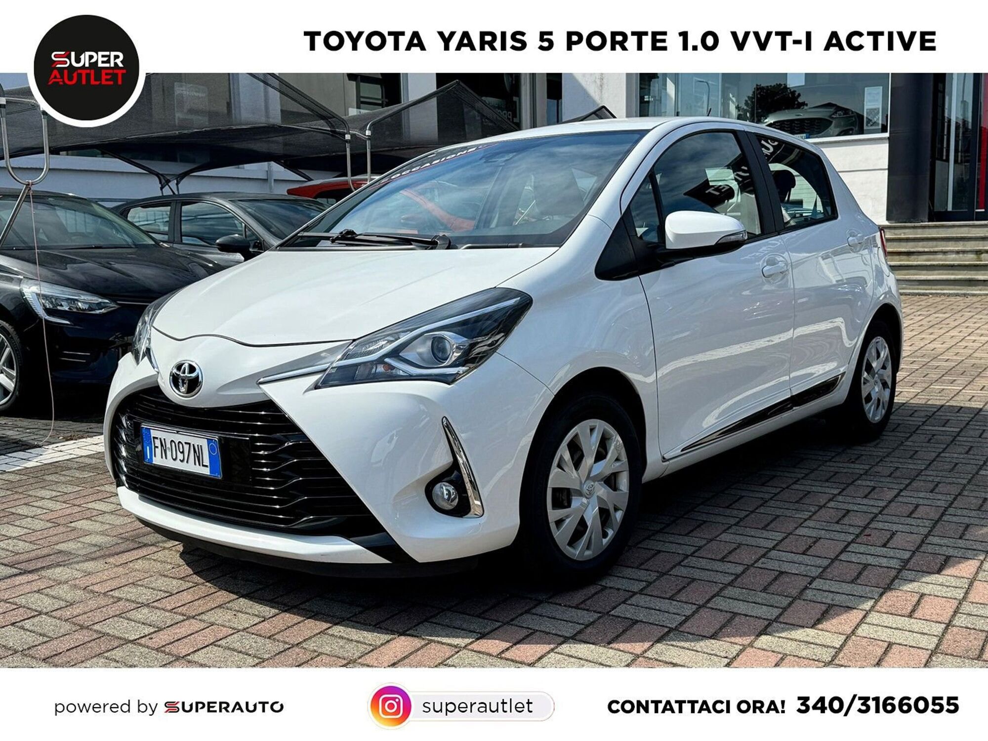 Toyota Yaris 1.0 5 porte Active  del 2018 usata a Vigevano