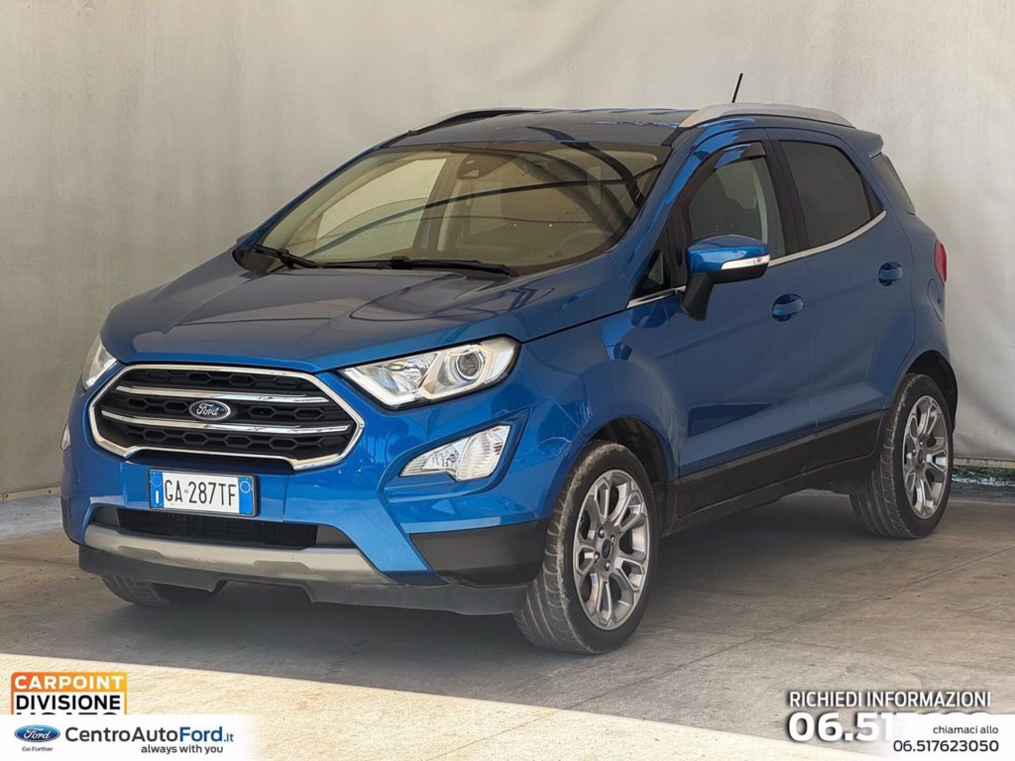 Ford EcoSport 1.0 EcoBoost 125 CV Titanium  del 2020 usata a Albano Laziale