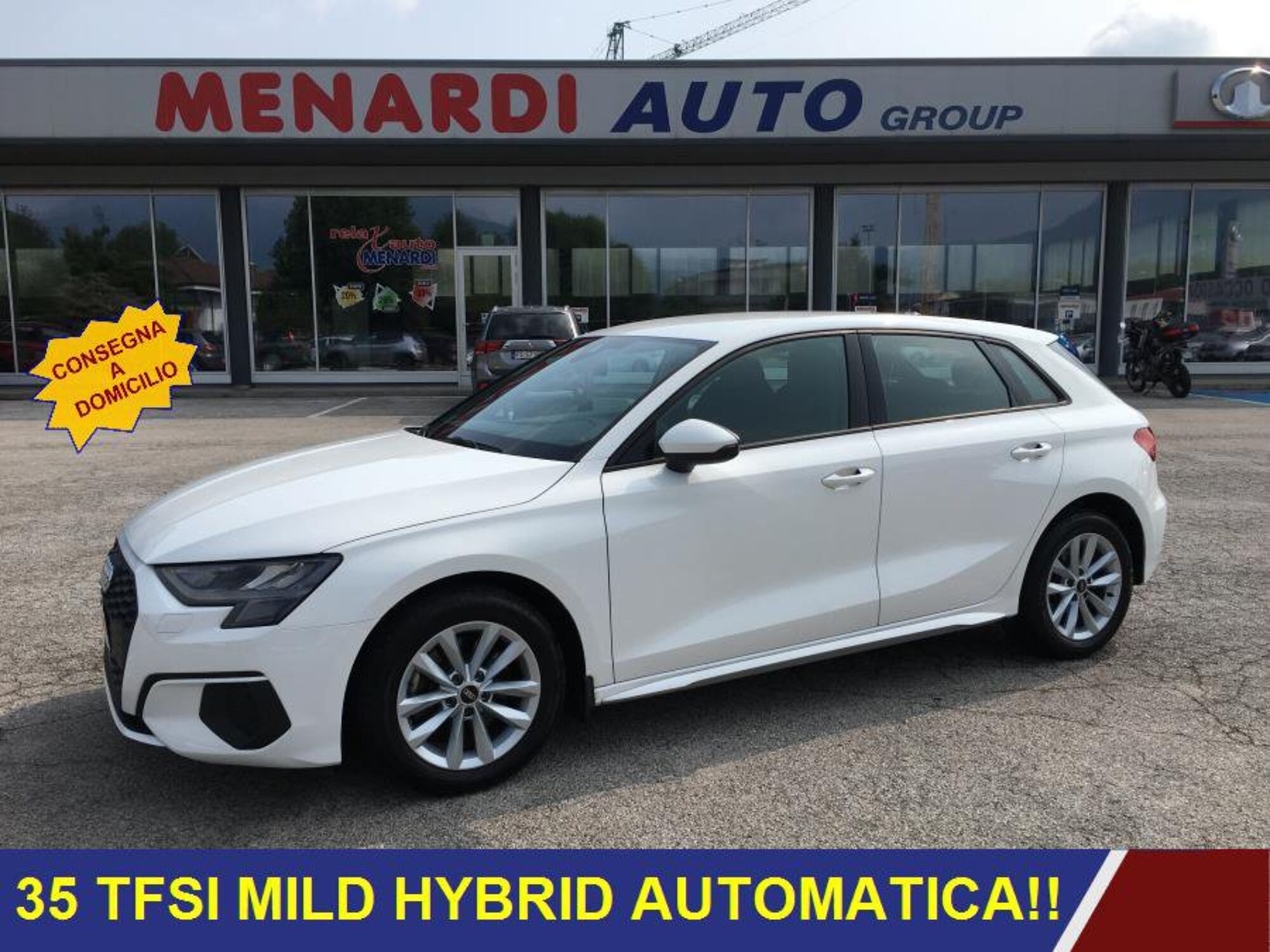 Audi A3 Sportback Sportback 35 1.5 tfsi mhev Business Advanced s-tronic del 2021 usata a Bernezzo