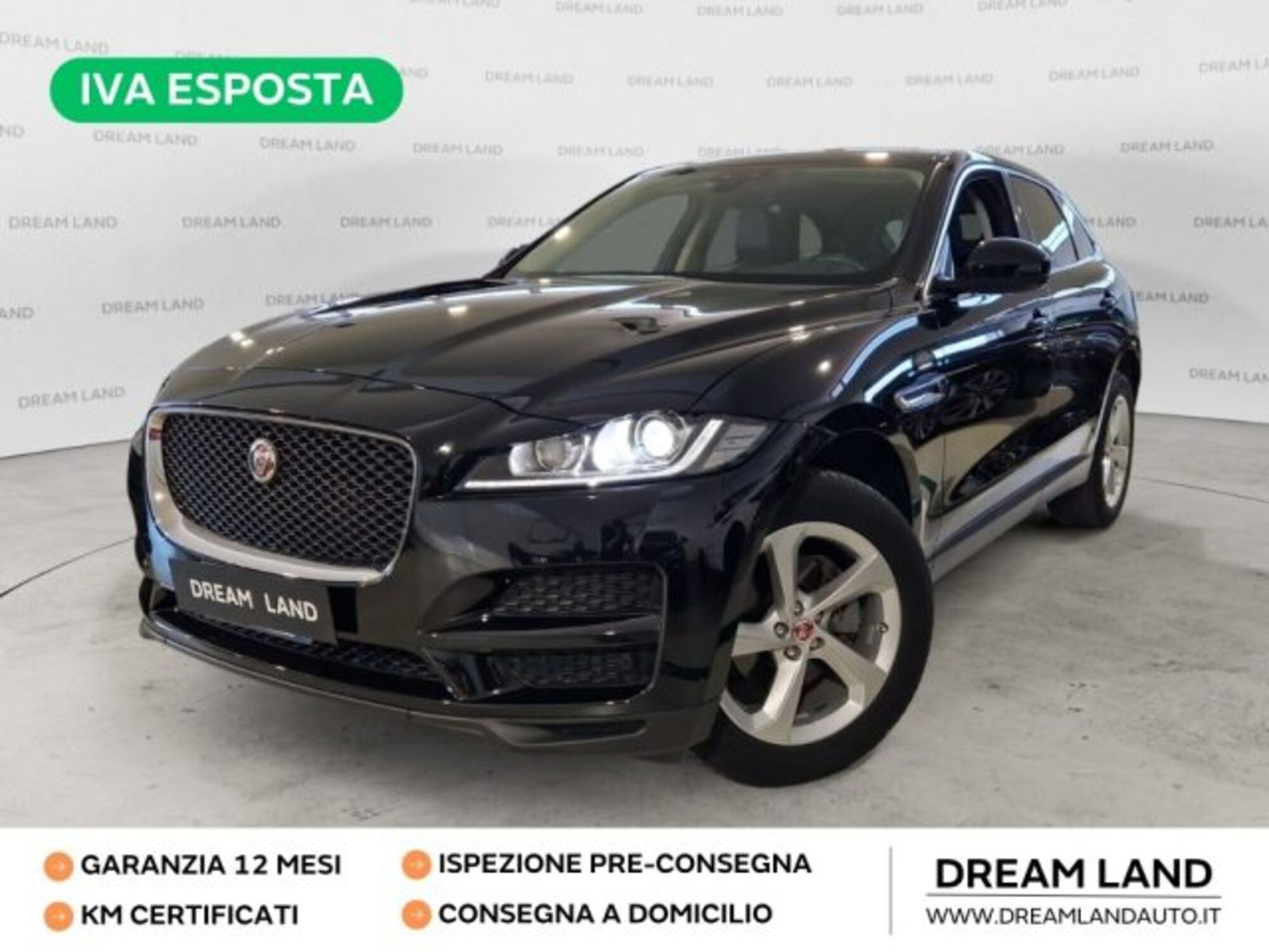 Jaguar F-Pace 2.0 D 180 CV AWD aut. Prestige  del 2020 usata a Livorno