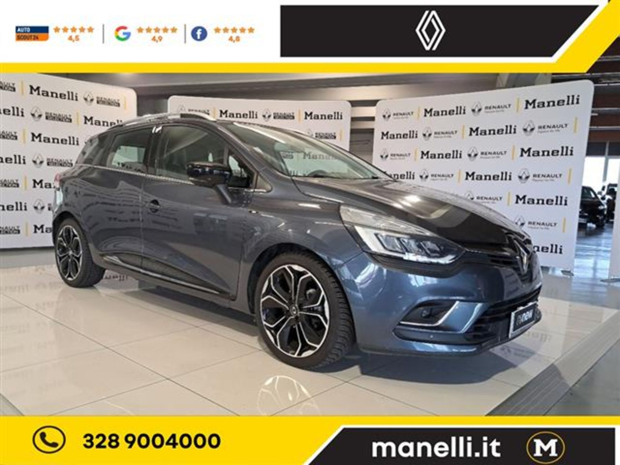 Renault Clio Sporter dCi 8V 90 CV EDC Moschino Intens del 2019 usata a Brescia