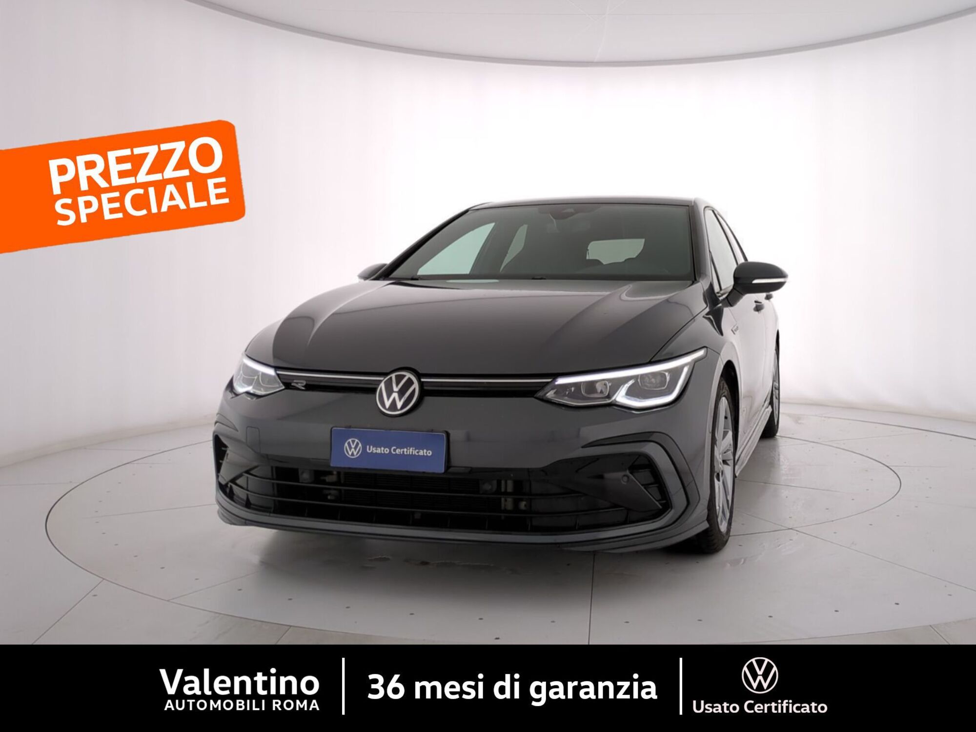 Volkswagen Golf 1.5 eTSI 130 CV EVO ACT DSG R-Line del 2021 usata a Roma