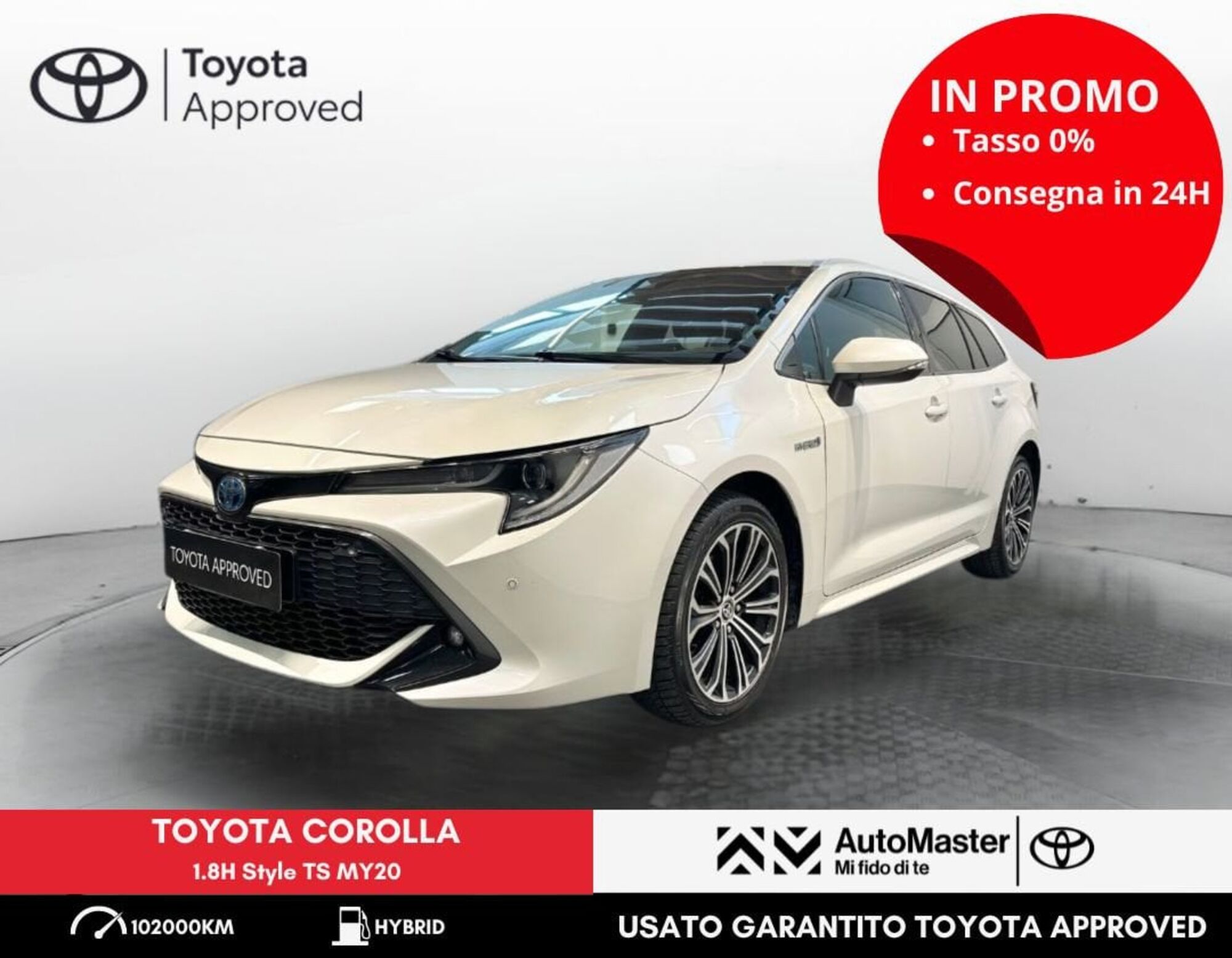 Toyota Corolla Touring Sports 1.8 Hybrid Style  del 2020 usata a Ferrara