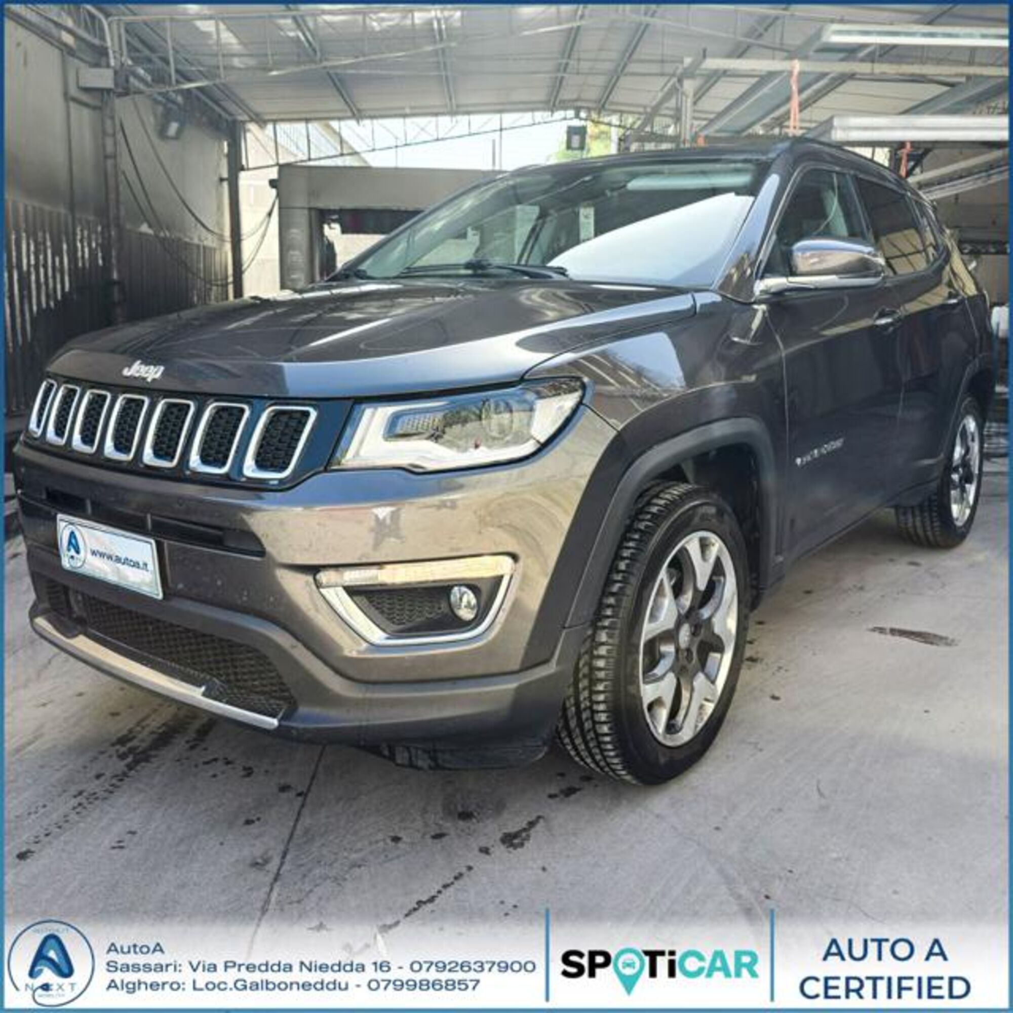 Jeep Compass 2.0 Multijet II 4WD Limited  del 2017 usata a Sassari