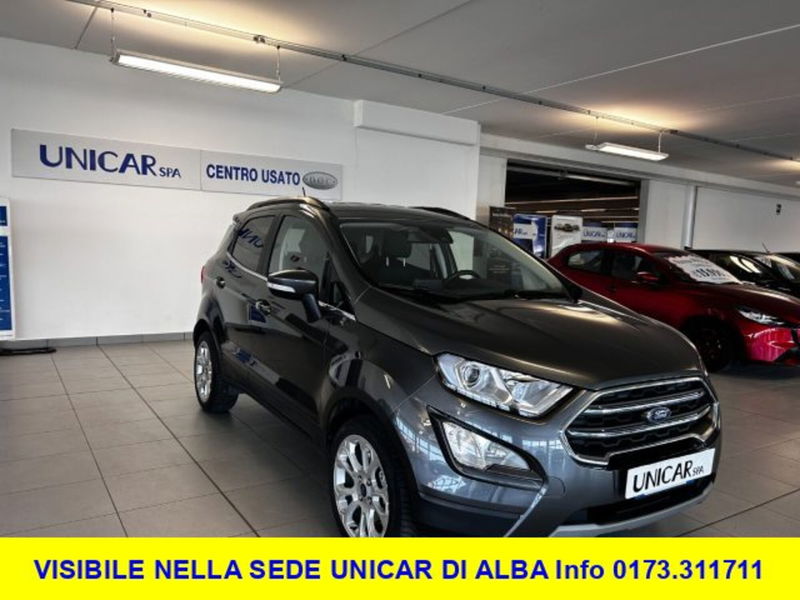 Ford EcoSport 1.0 EcoBoost 125 CV Titanium  del 2021 usata a Alba