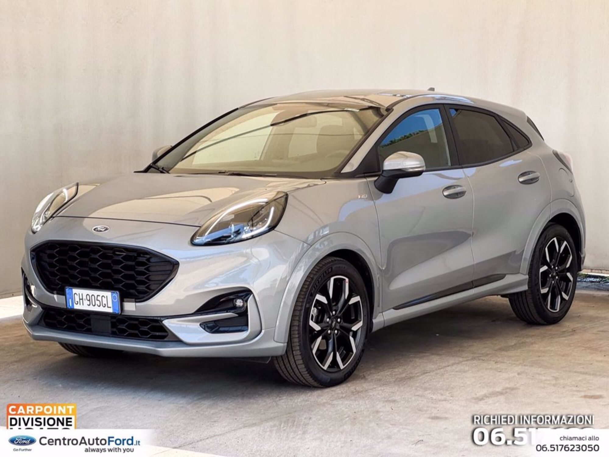 Ford Puma 1.0 ecoboost h ST-Line X 125cv del 2021 usata a Albano Laziale