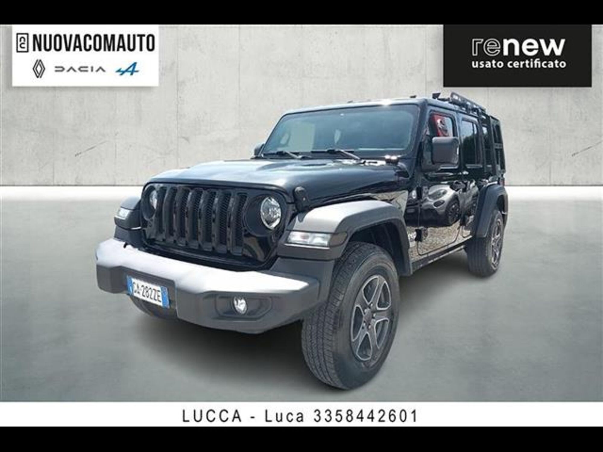 Jeep Wrangler Unlimited 2.2 Mjt II Sahara del 2020 usata a Sesto Fiorentino