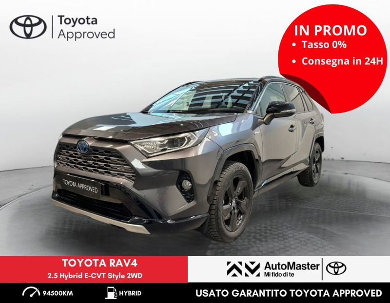 Toyota Rav4 HV (218CV) E-CVT 2WD Style  del 2020 usata a Ferrara