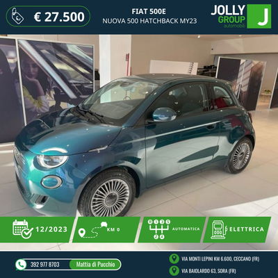 Fiat 500e 23,65 kWh La Prima nuova a Ceccano