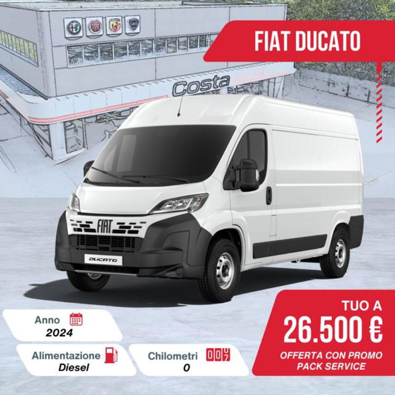 Fiat Ducato Furgone 33 2.2 Mjt 140CV AT9 PM-TN Furgone nuova a Valdobbiadene