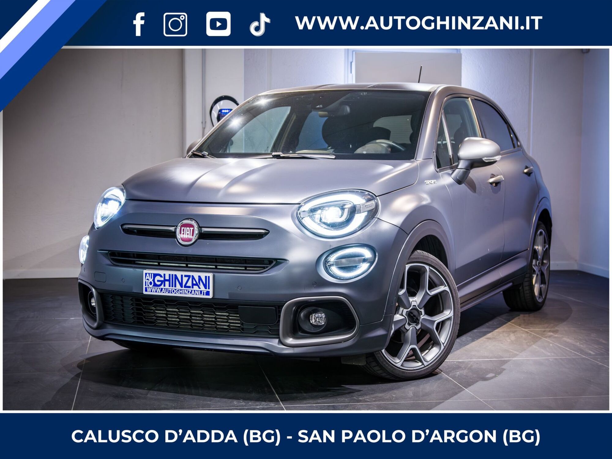 Fiat 500X 1.6 MultiJet 120 CV DCT Sport del 2020 usata a San Paolo d&#039;Argon