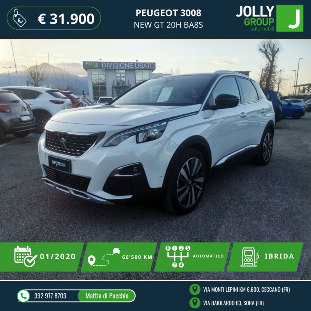 Peugeot 3008 usata a Frosinone