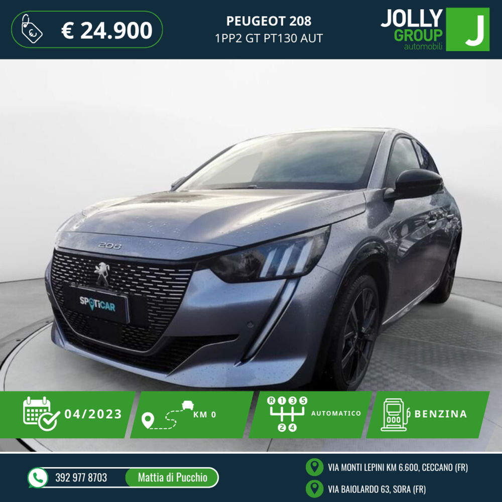 Peugeot 208 nuova a Frosinone