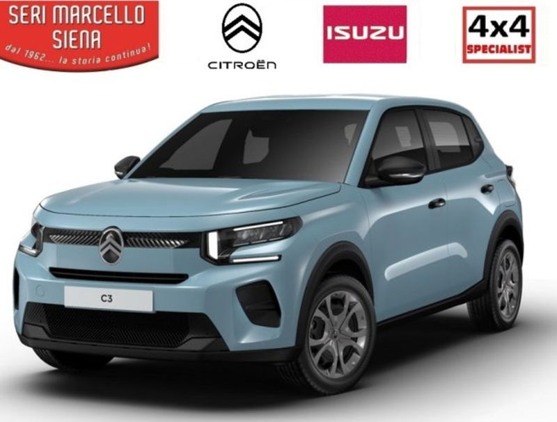 Citroen C3 1.2 puretech You 100cv s&amp;s nuova a Siena