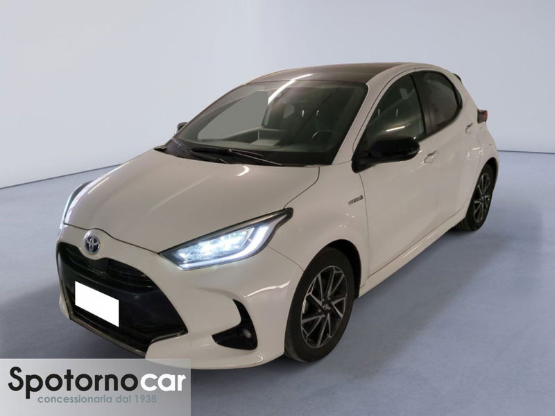 Toyota Yaris 1.5 Hybrid 5 porte Lounge del 2020 usata a Sesto San Giovanni