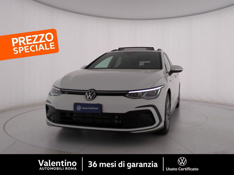 Volkswagen Golf Variant 1.5 eTSI EVO ACT DSG R-Line del 2024 usata a Roma