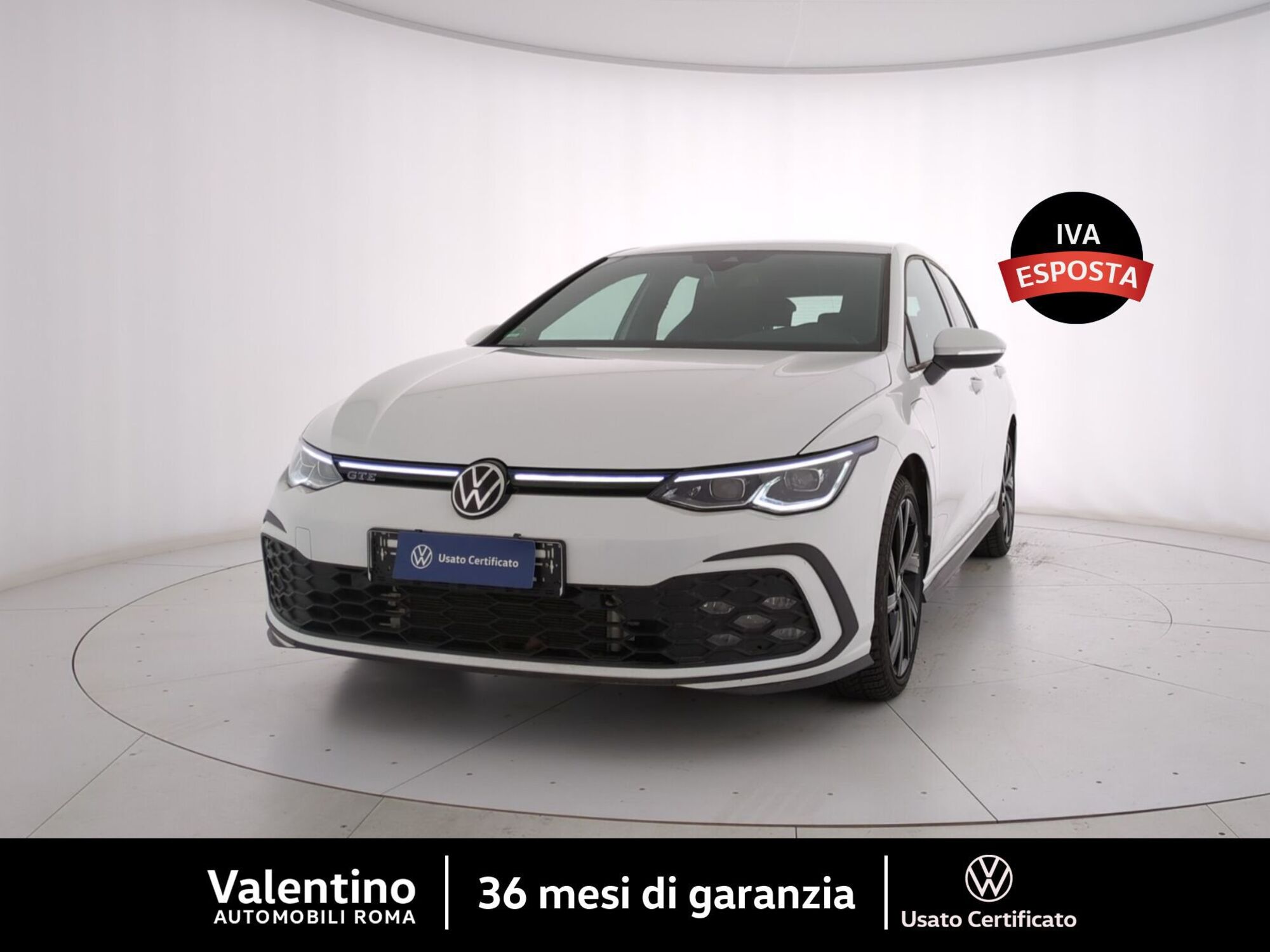 Volkswagen Golf 1.4 GTE DSG Plug-In Hybrid del 2021 usata a Roma