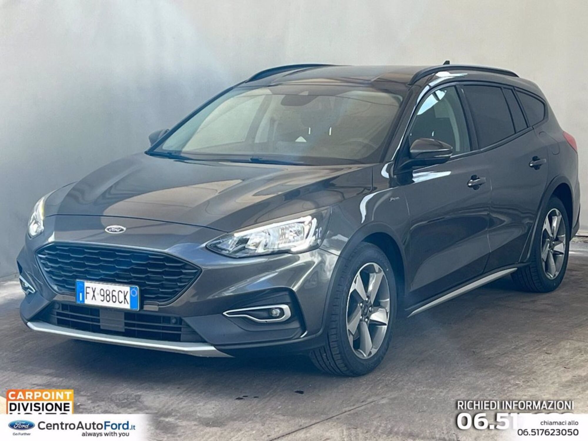 Ford Focus Station Wagon 1.0 EcoBoost 125 CV automatico SW Active del 2019 usata a Albano Laziale