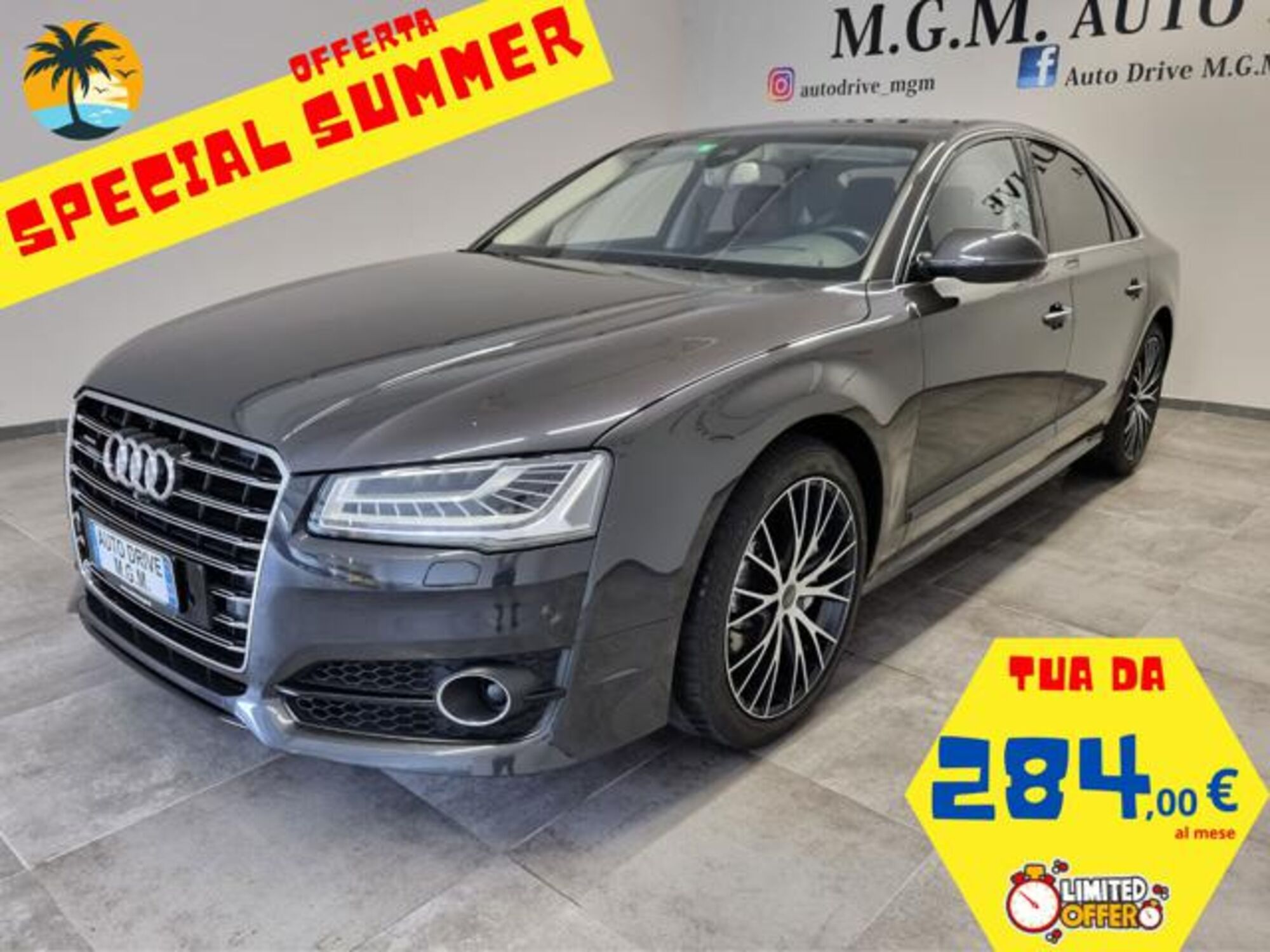 Audi A8 4.2 V8 TDI 385 CV quattro tiptronic del 2016 usata a Erba