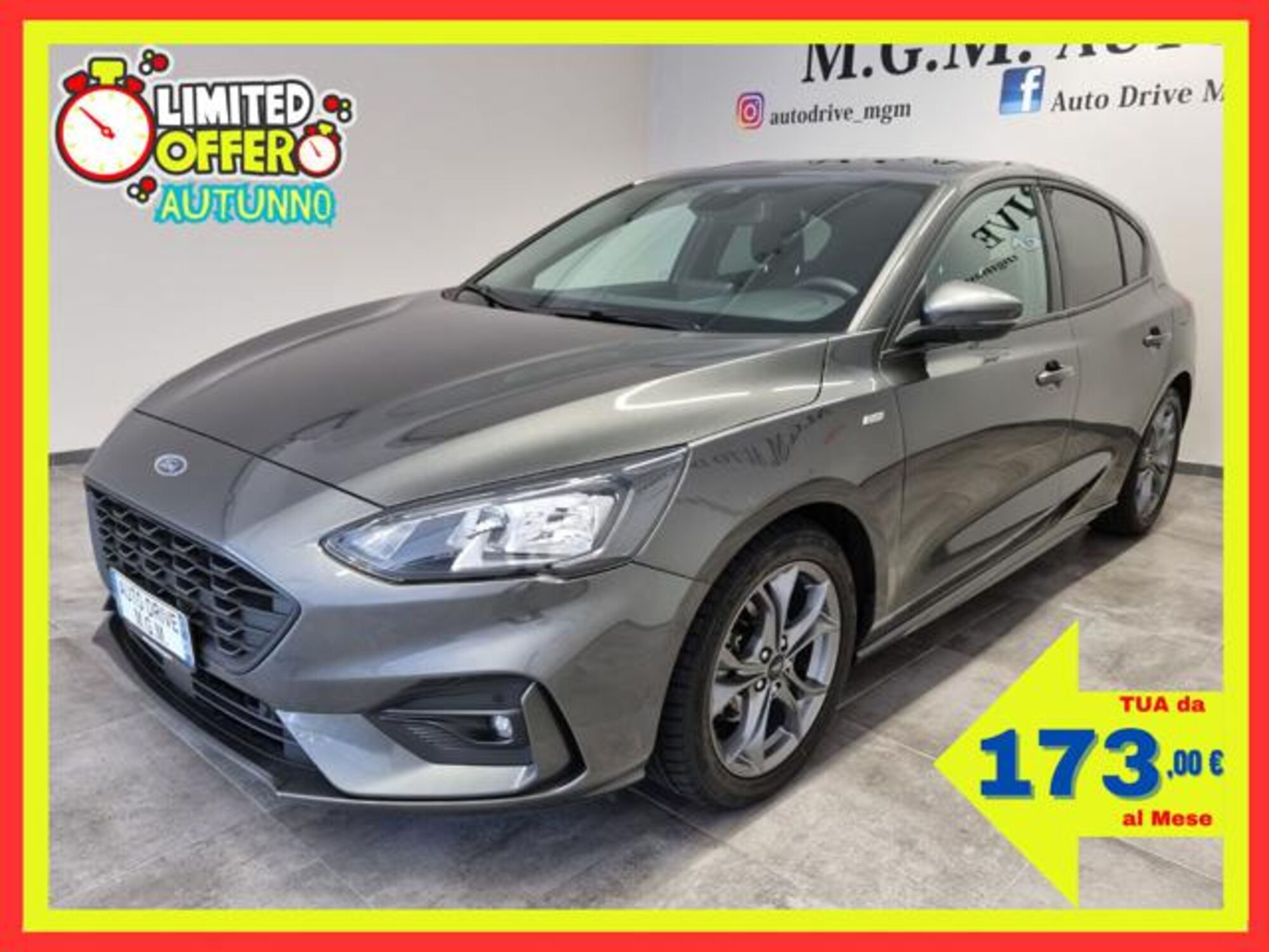 Ford Focus 1.0 EcoBoost 125 CV automatico 5p. ST-Line del 2021 usata a Erba