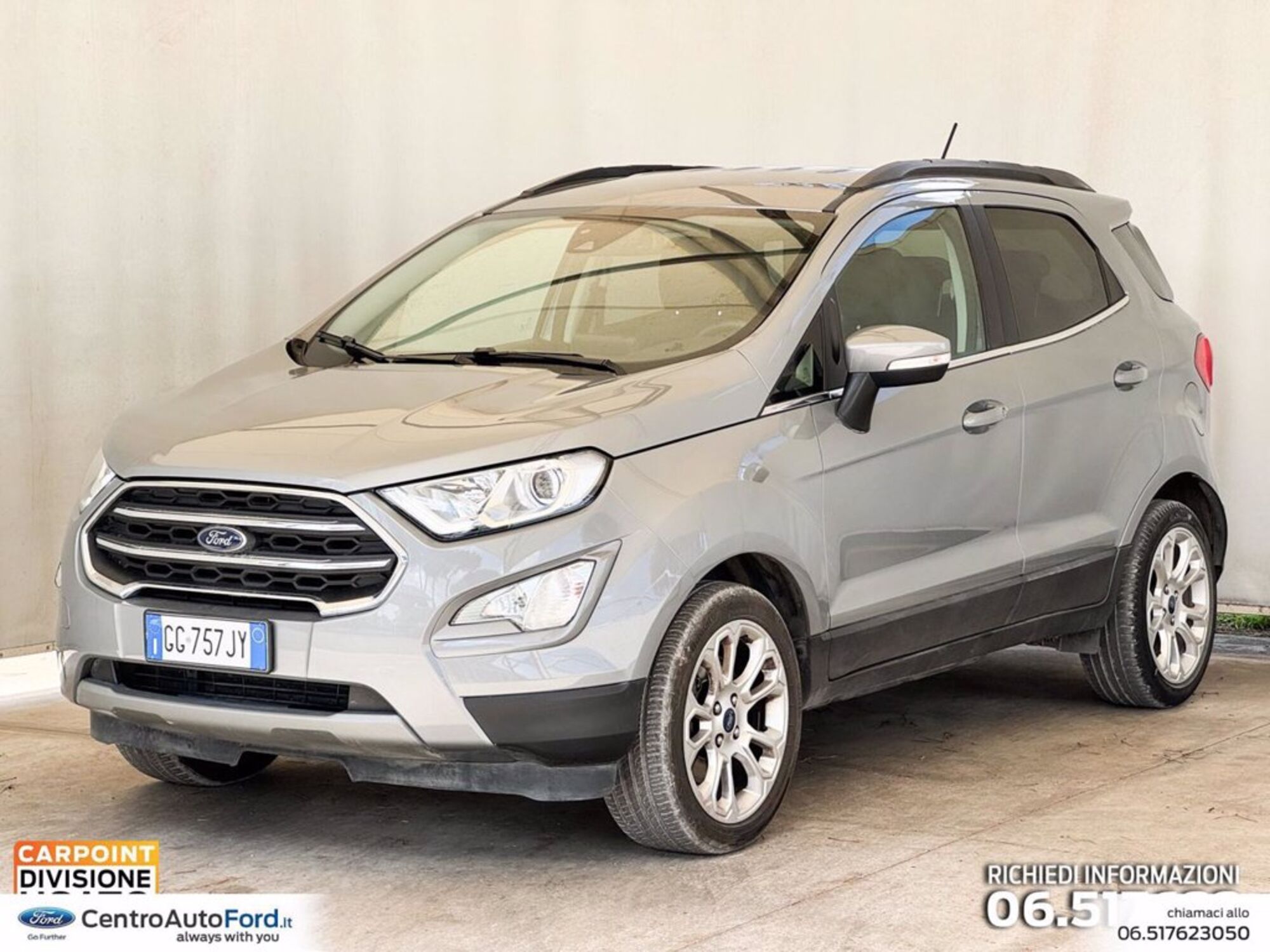 Ford EcoSport 1.0 EcoBoost 125 CV Titanium  del 2021 usata a Albano Laziale