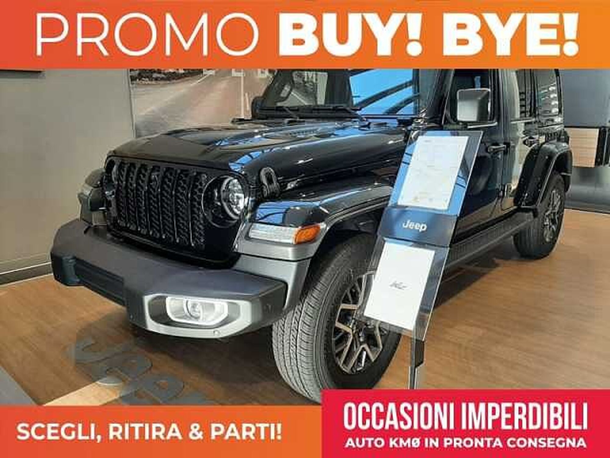 Jeep Wrangler Unlimited 2.0 PHEV ATX 4xe Sahara  del 2024 usata a Bordano