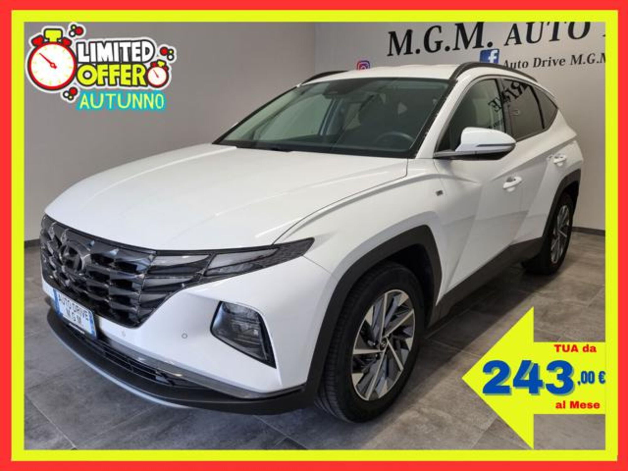 Hyundai Tucson 1.6 t-gdi 48V Xline 2wd dct del 2021 usata a Erba