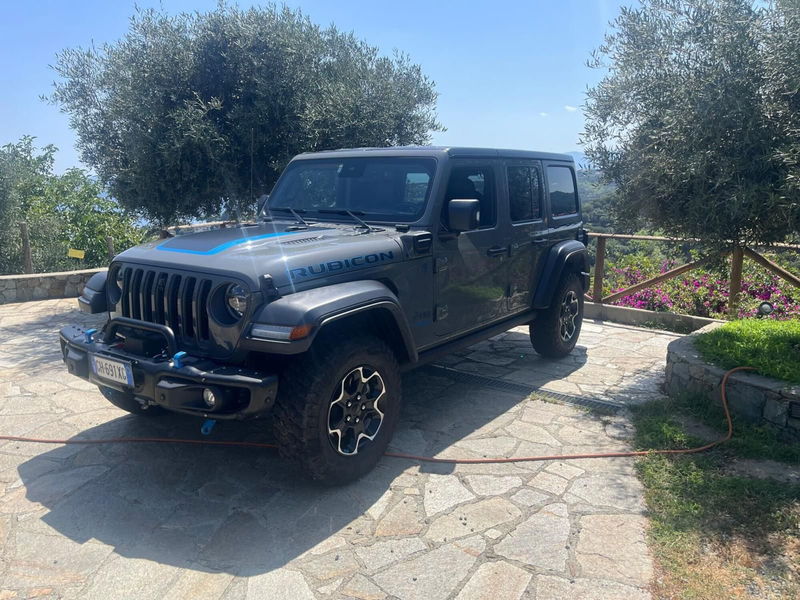 Jeep Wrangler Unlimited 2.0 atx phev Rubicon 4xe auto del 2022 usata a Alessandria