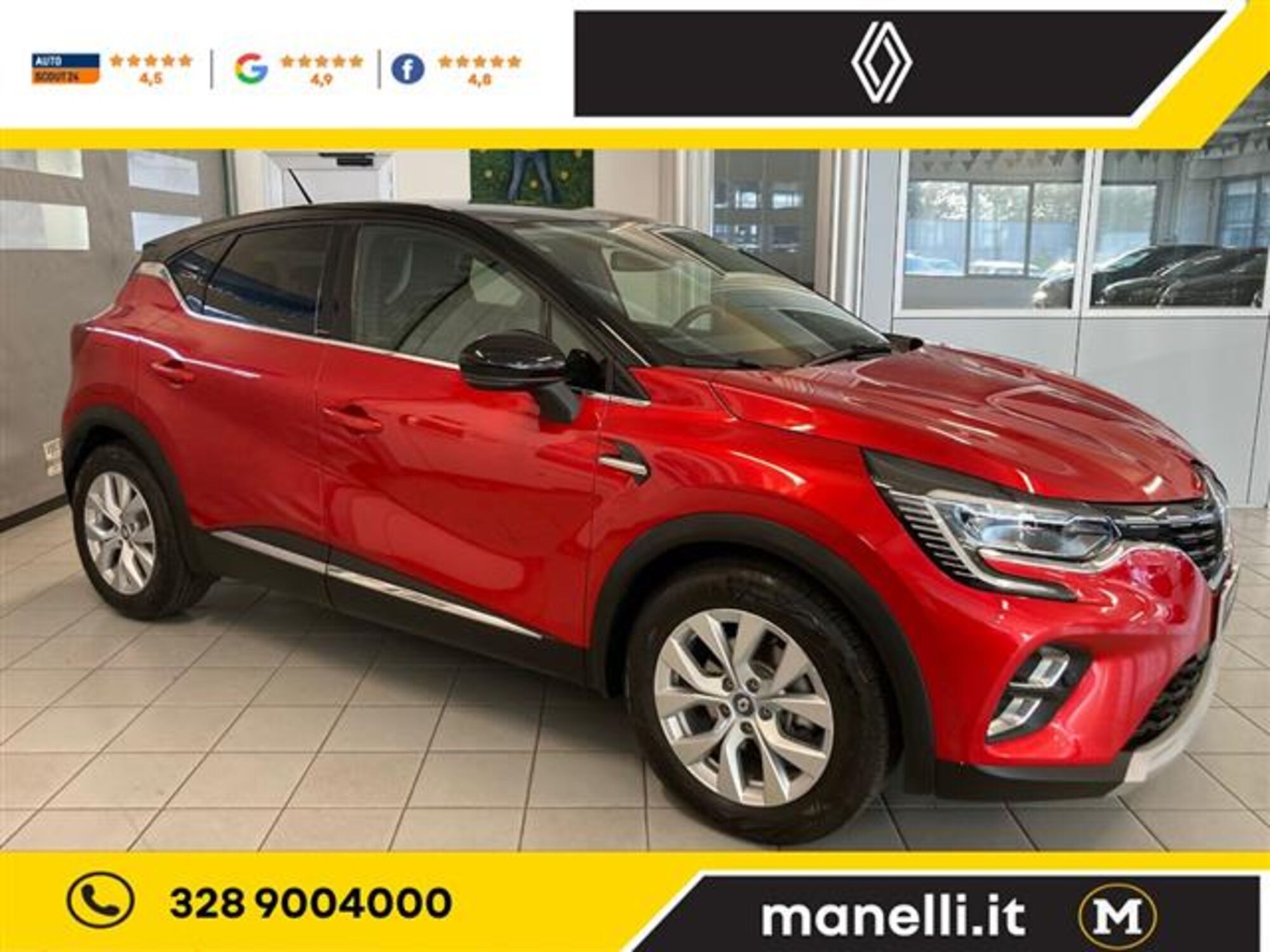 Renault Captur 1.6 full hybrid Techno 145cv auto del 2021 usata a Brescia