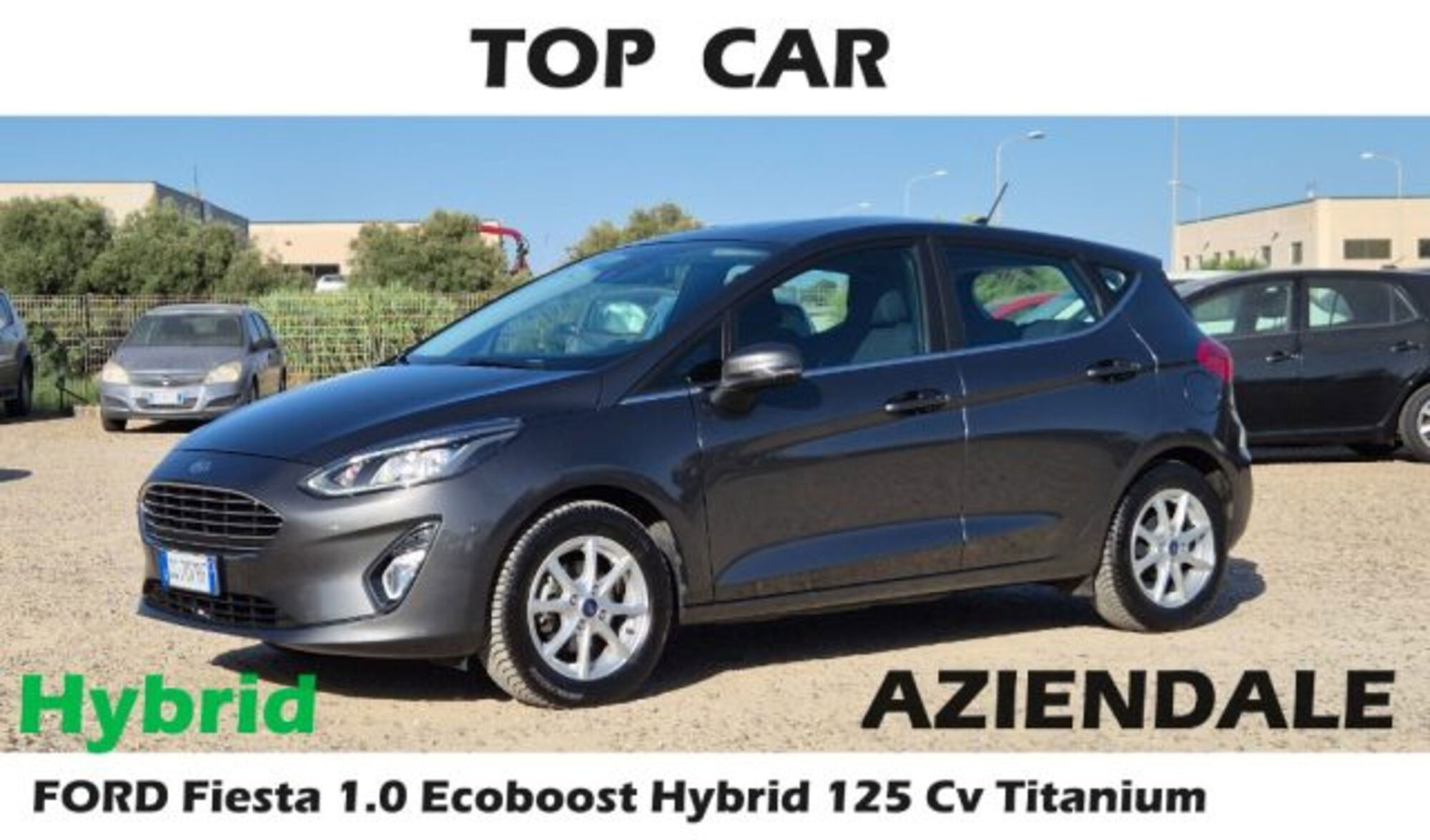 Ford Fiesta 1.0 Ecoboost Hybrid 125 CV 5 porte Titanium  del 2021 usata a Oristano