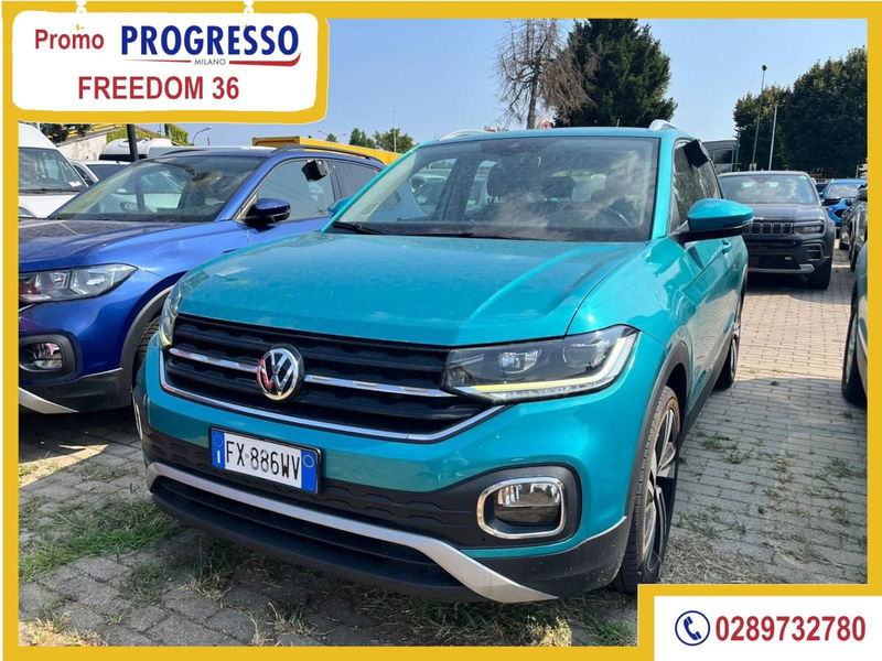 Volkswagen T-Cross 1.0 TSI 115 CV DSG Advanced BMT  del 2019 usata a Sesto San Giovanni