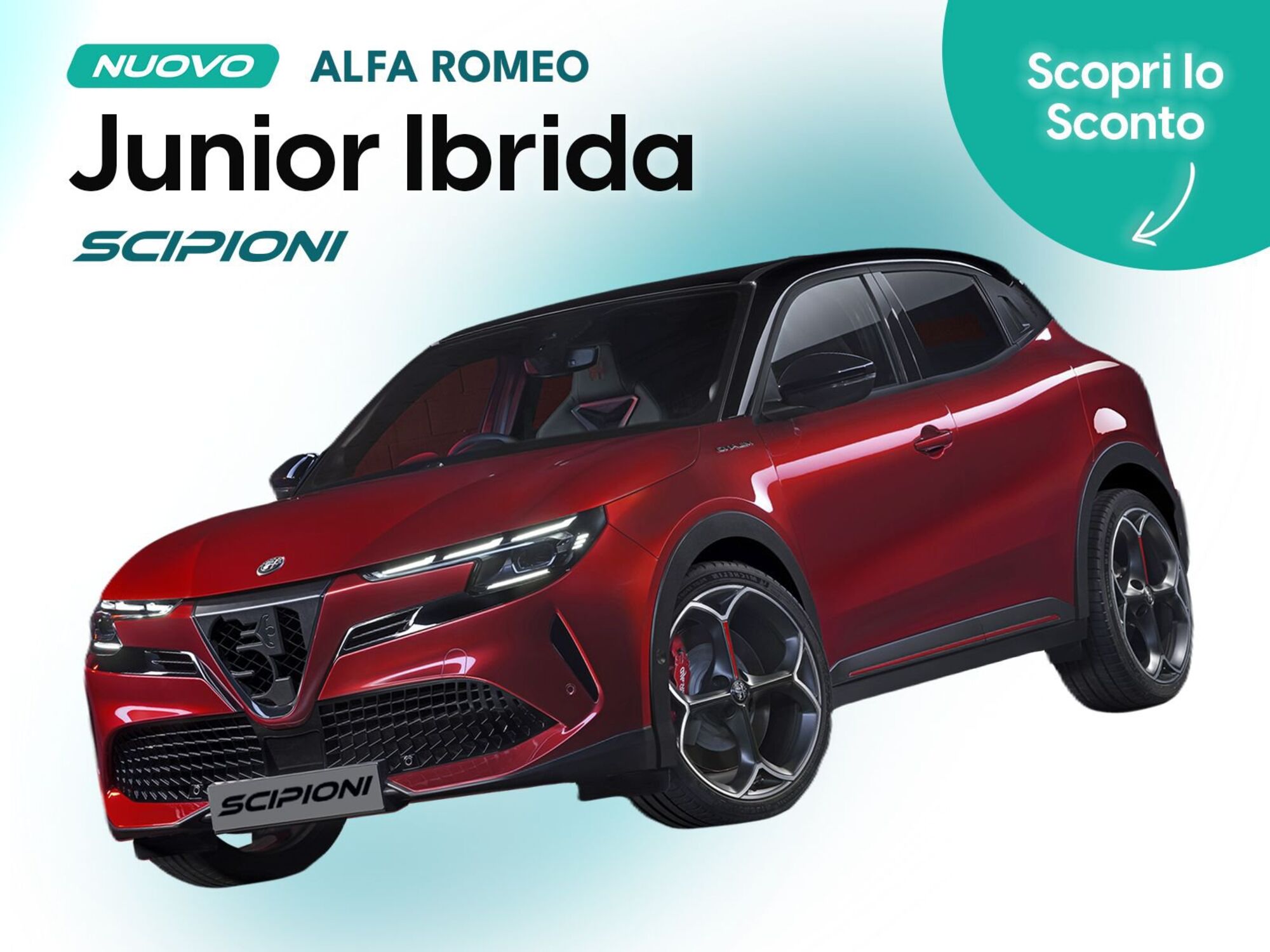 Alfa Romeo Junior 1.2 ibrida 136cv edct6 nuova a L&#039;Aquila