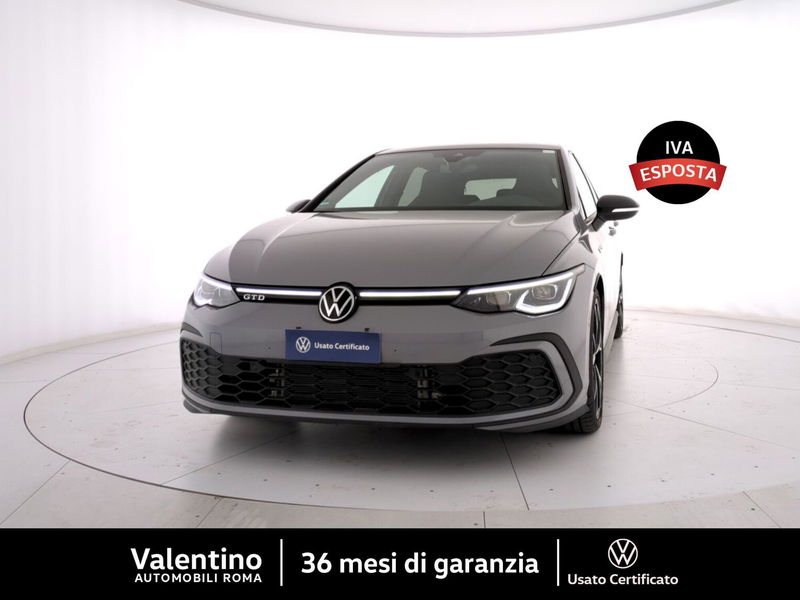 Volkswagen Golf 2.0 TDI GTD DSG del 2023 usata a Roma