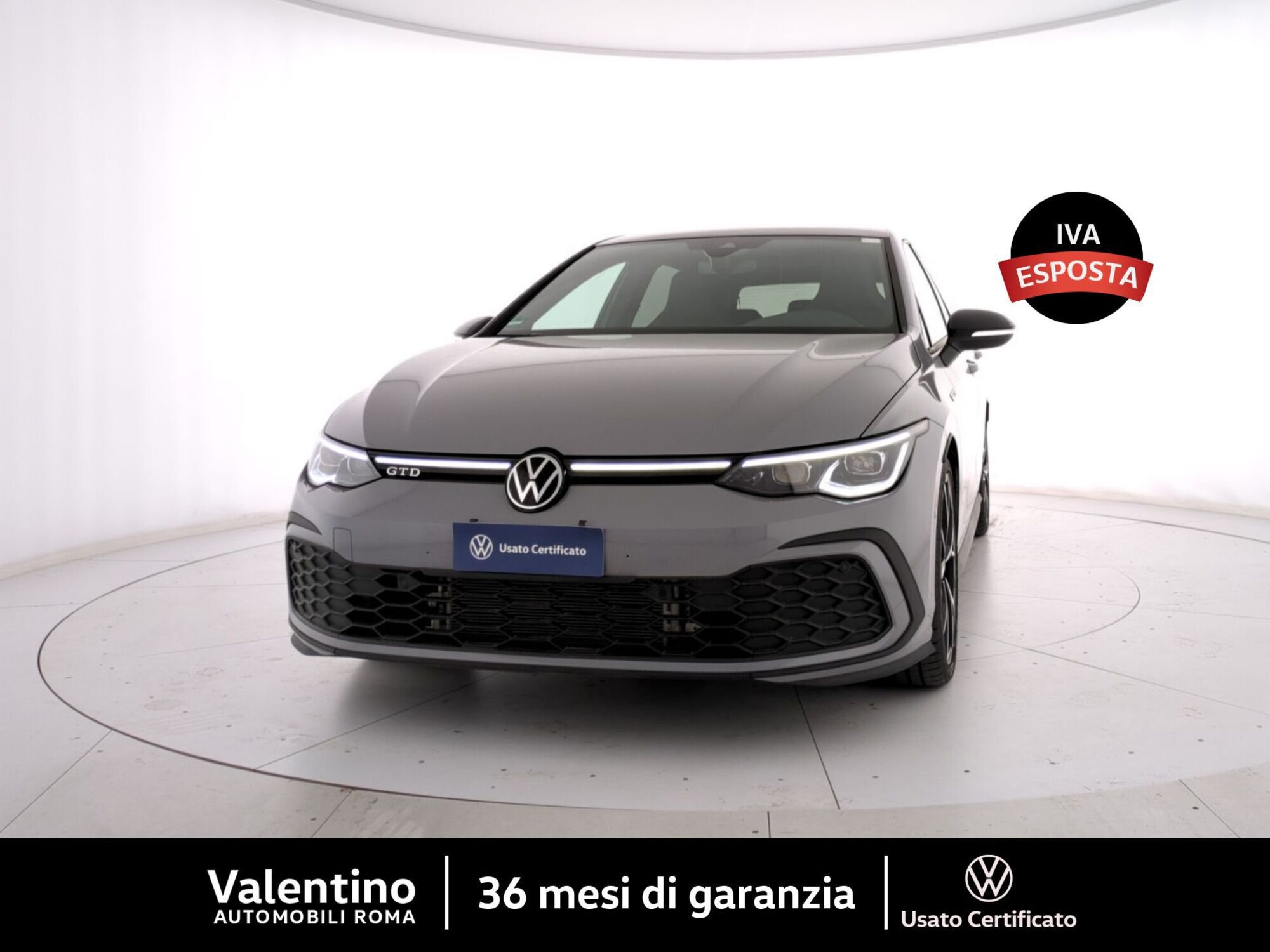 Volkswagen Golf 2.0 TDI GTD DSG del 2023 usata a Roma