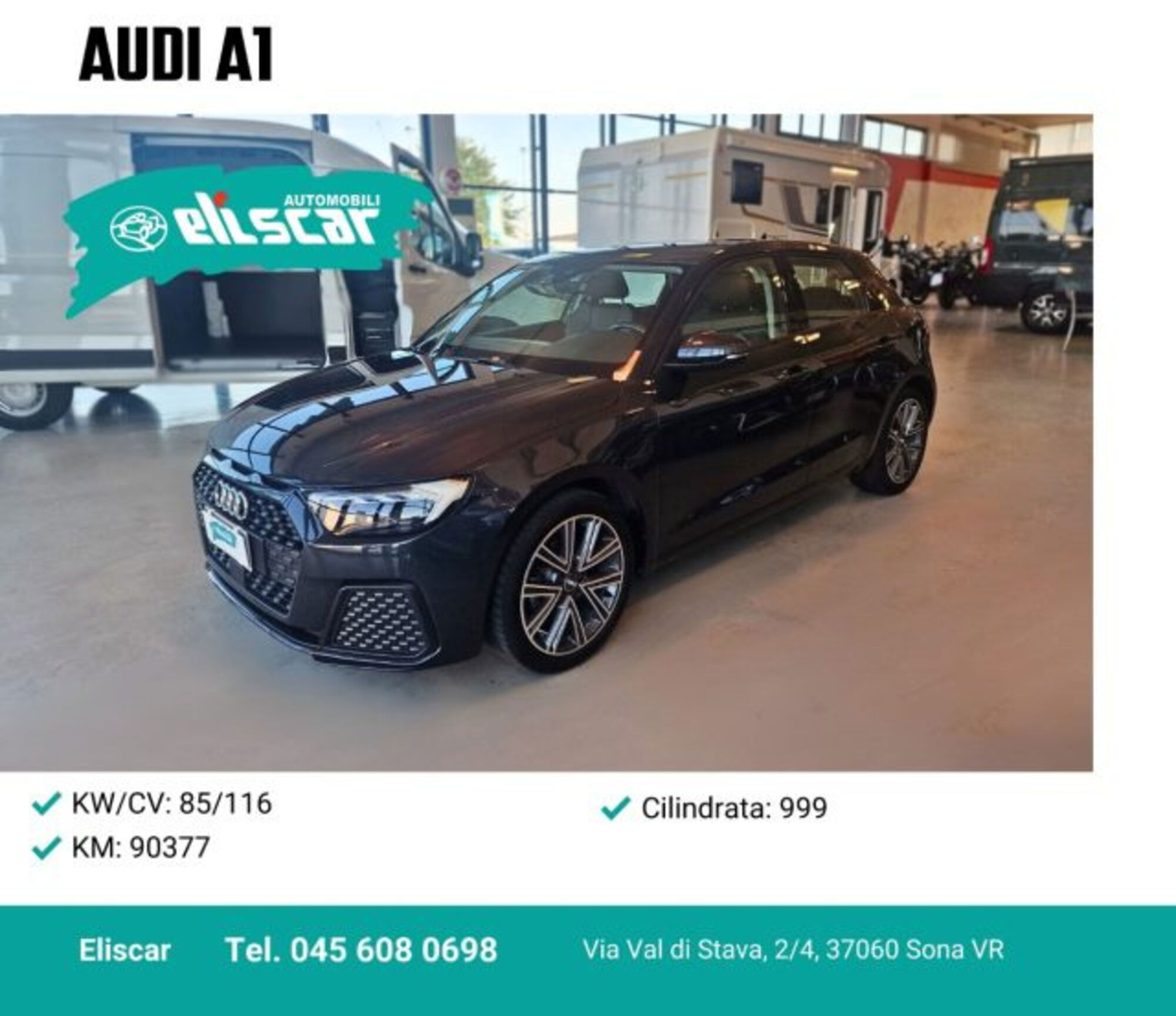 Audi A1 Sportback 30 1.0 tfsi Business 116cv del 2020 usata a Sona