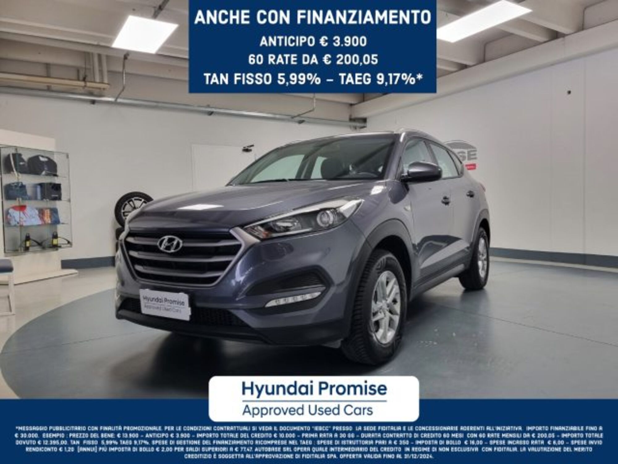 Hyundai Tucson 1.6 GDI Classic del 2017 usata a Brescia