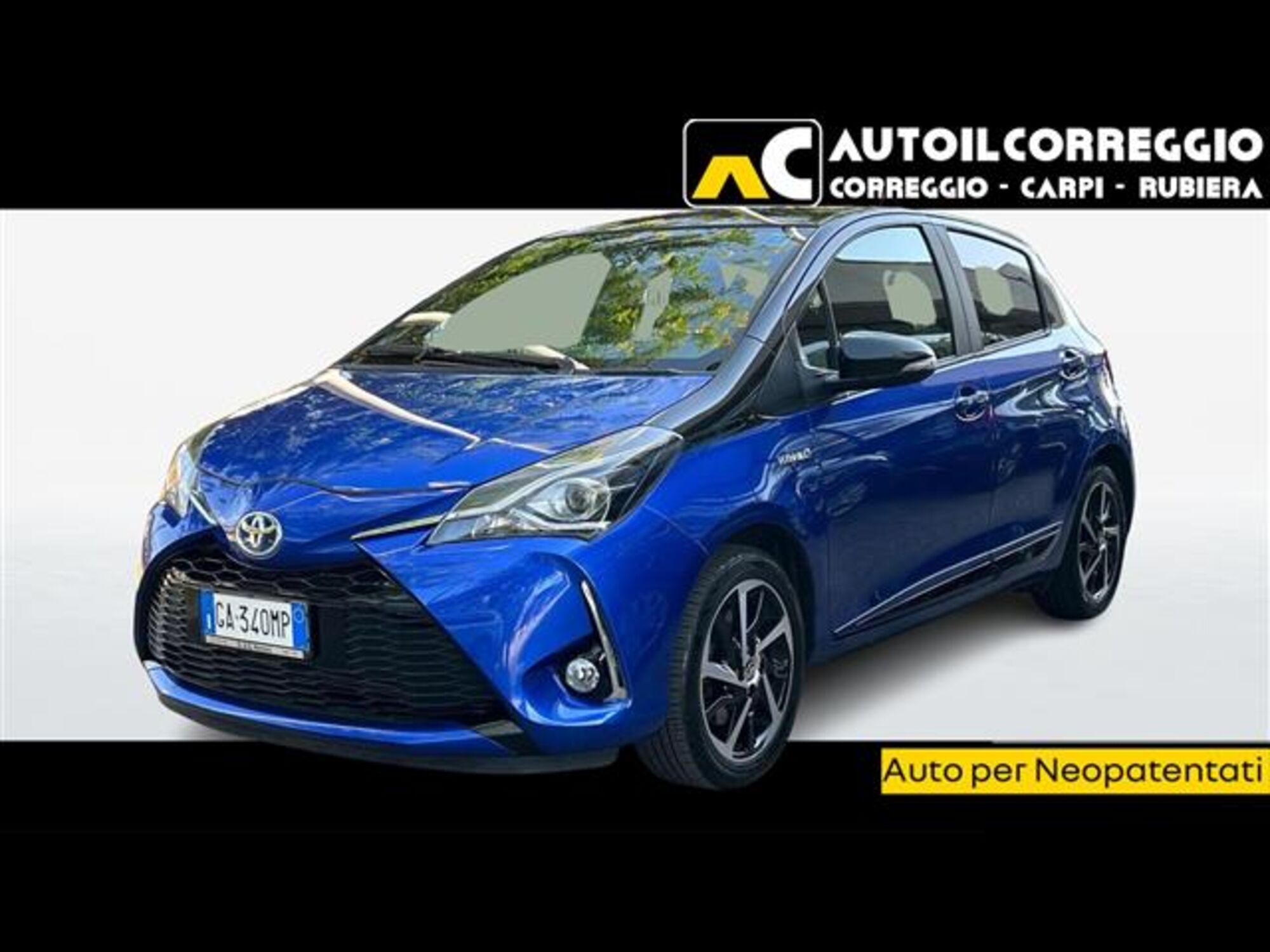 Toyota Yaris 1.5 Hybrid 5 porte Lounge Blue del 2020 usata a Correggio