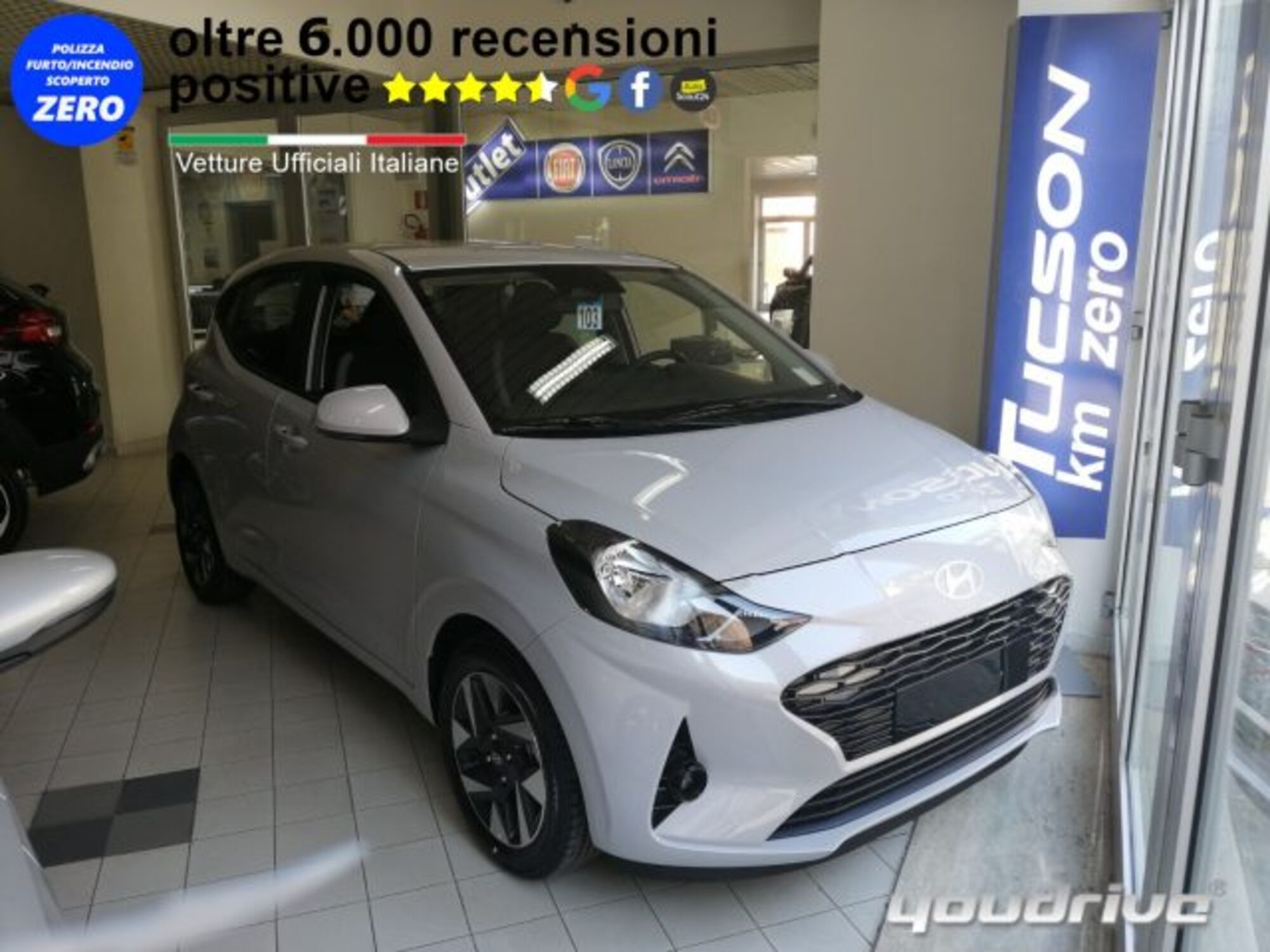 Hyundai i10 1.0 mpi Connectline 63cv del 2024 usata a Nola