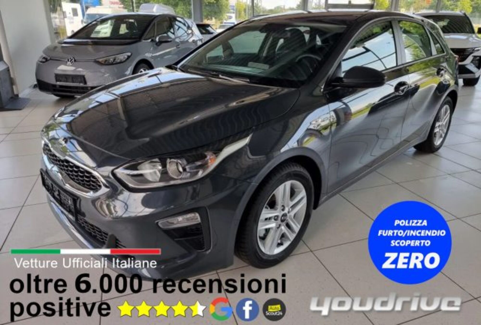 Kia Ceed 1.6 t-gdi GT 204cv dct nuova a Nola