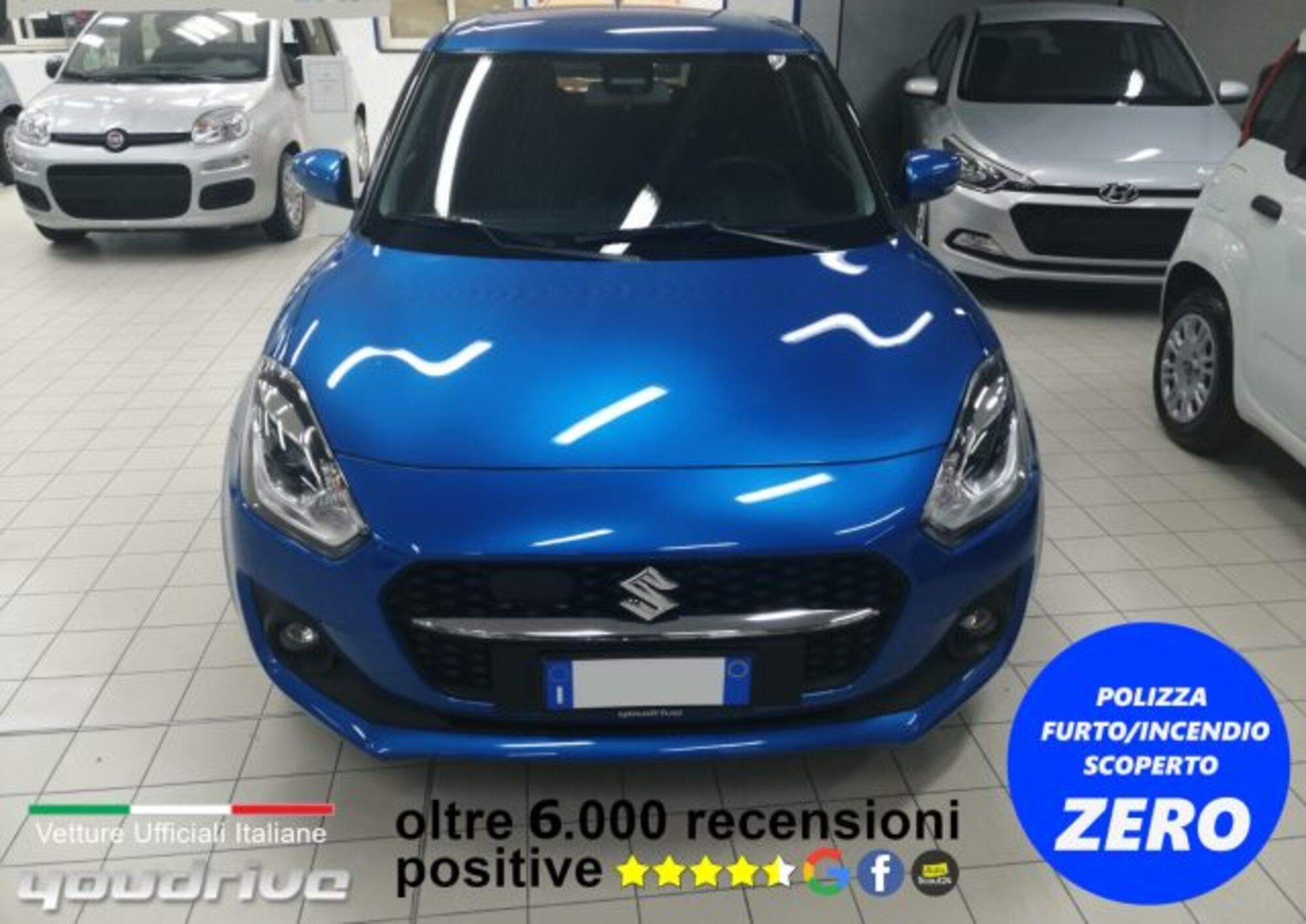 Suzuki Swift 1.2h Top 2wd del 2021 usata a Nola