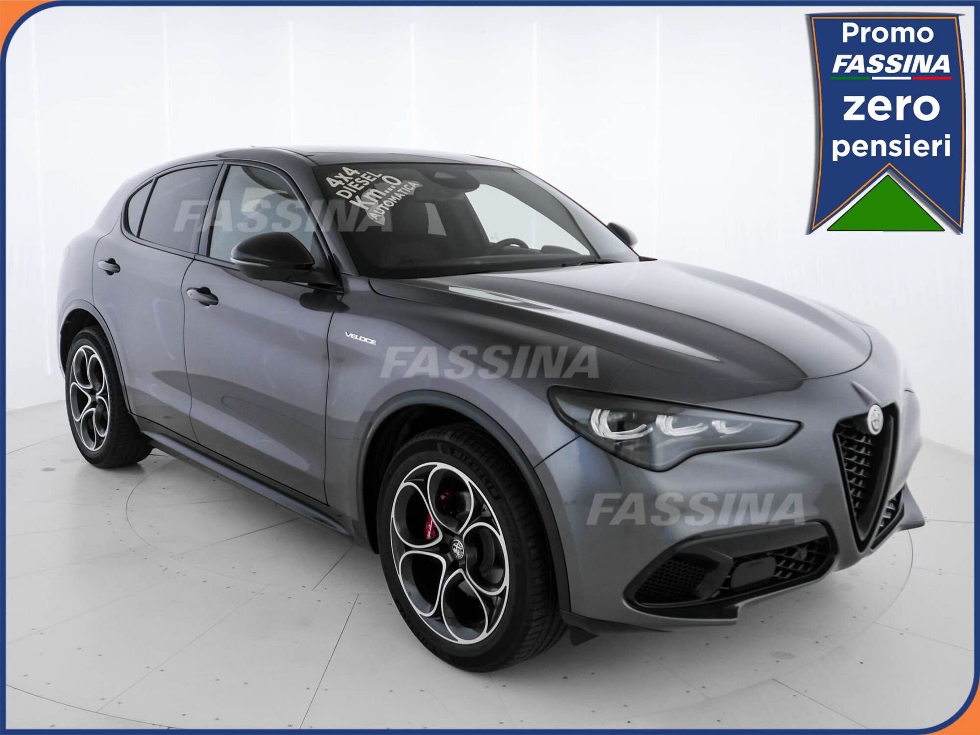 Alfa Romeo Stelvio Stelvio 2.2 Turbodiesel 210 CV AT8 Q4 Veloce T&igrave; nuova a Milano