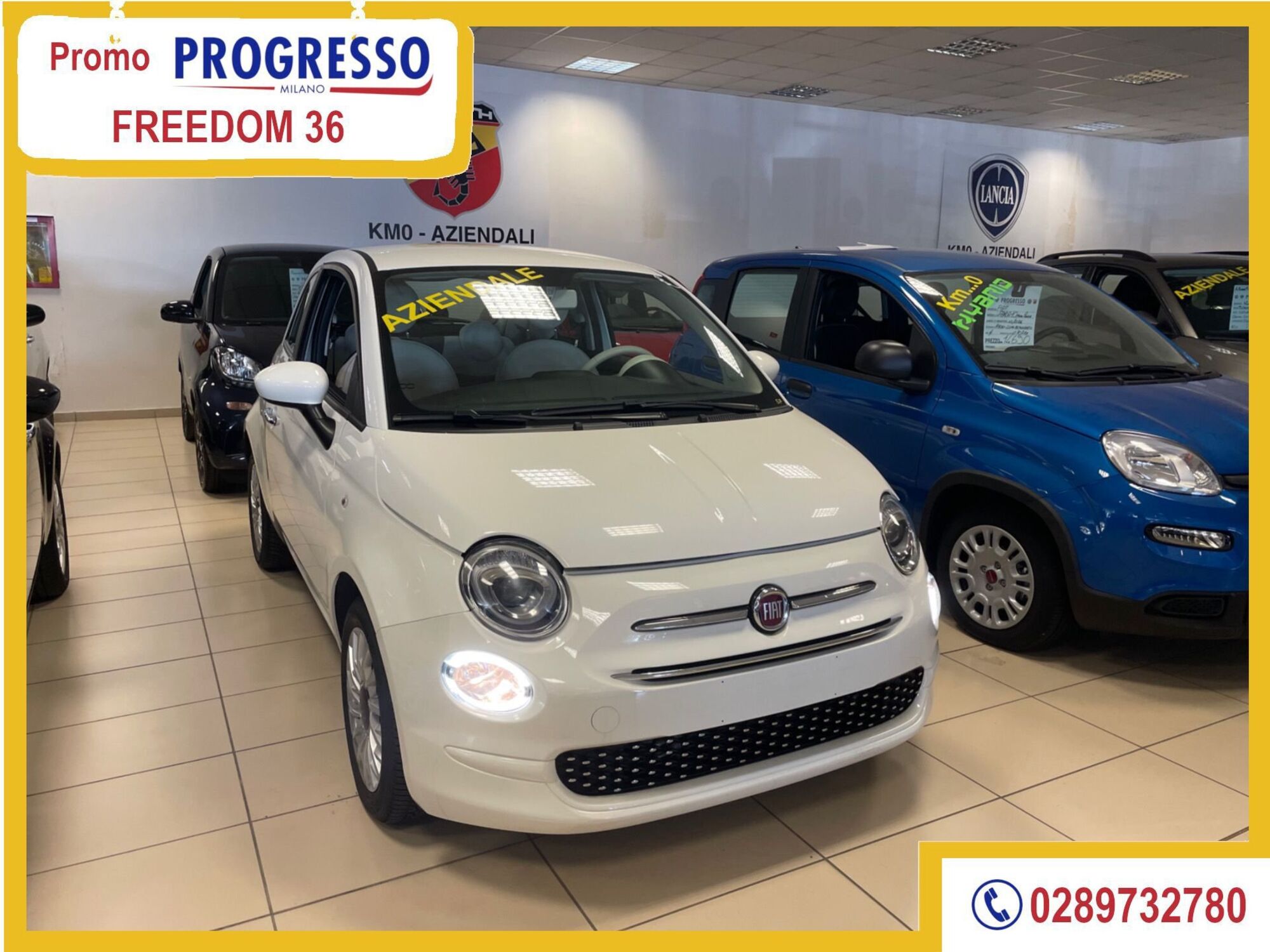 Fiat 500 1.2 Dualogic Lounge del 2020 usata a Sesto San Giovanni