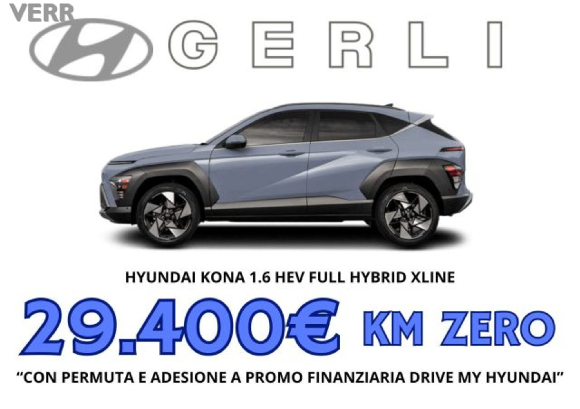 Hyundai Kona 1.6 gdi hev X Line 2wd dct nuova a Milano