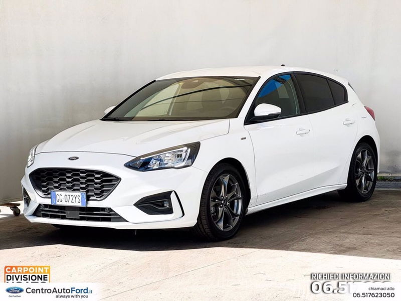 Ford Focus 1.5 EcoBlue 120 CV 5p. ST-Line  del 2021 usata a Albano Laziale