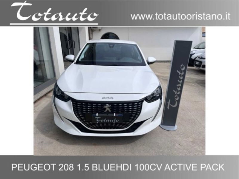 Peugeot 208 BlueHDi 100 Stop&amp;Start 5 porte Active Pack  del 2021 usata a Ghilarza